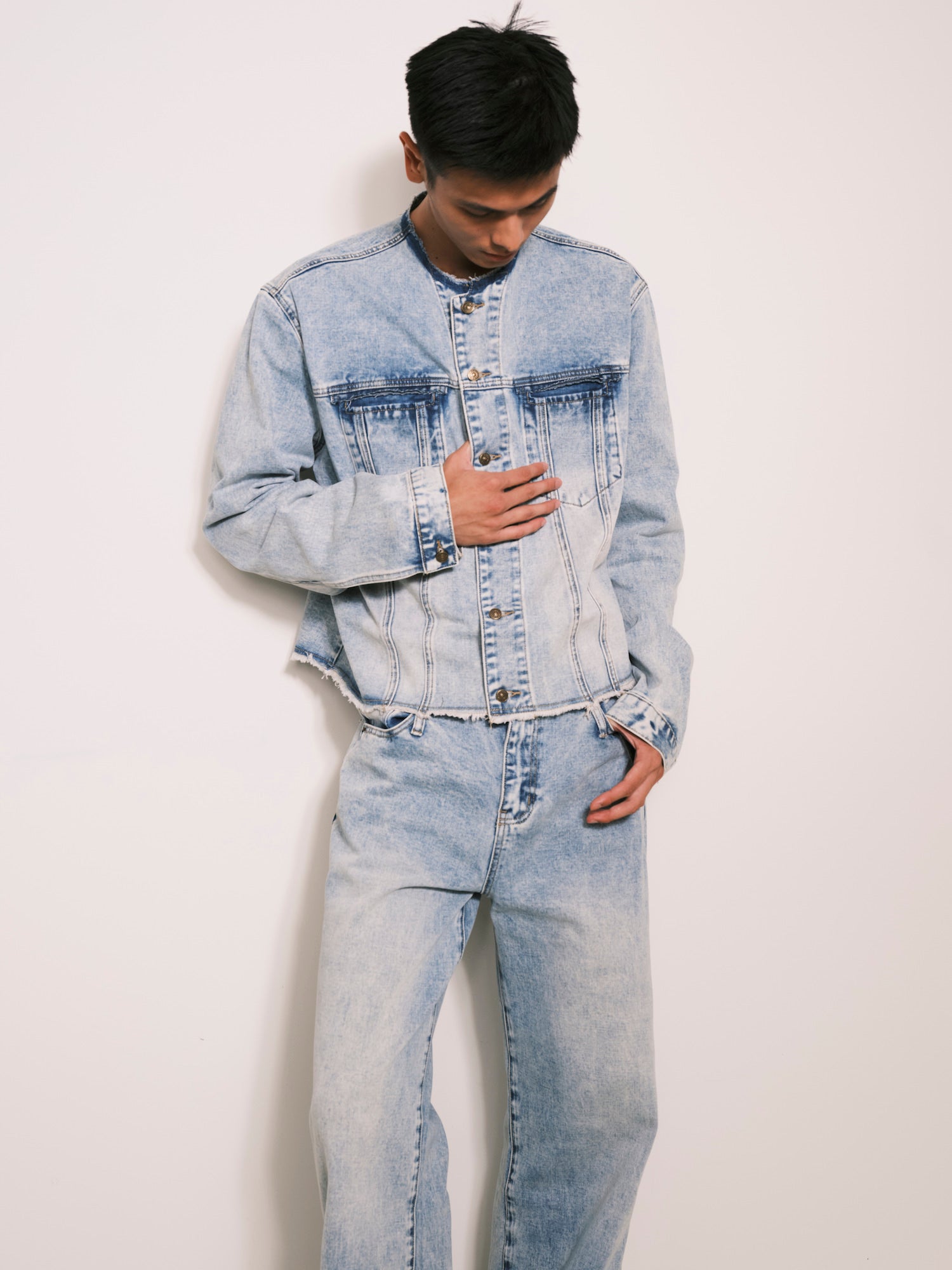 水洗牛仔夾克