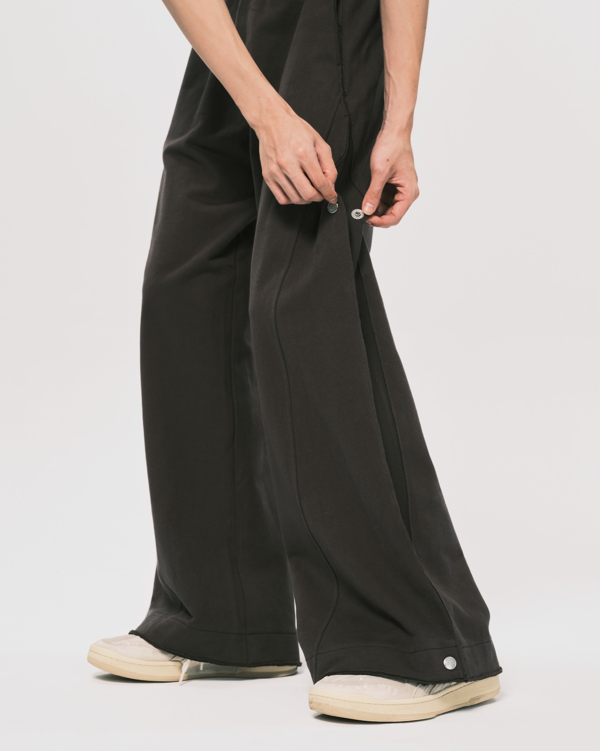 Whale Fin Wide Leg Sweatpants