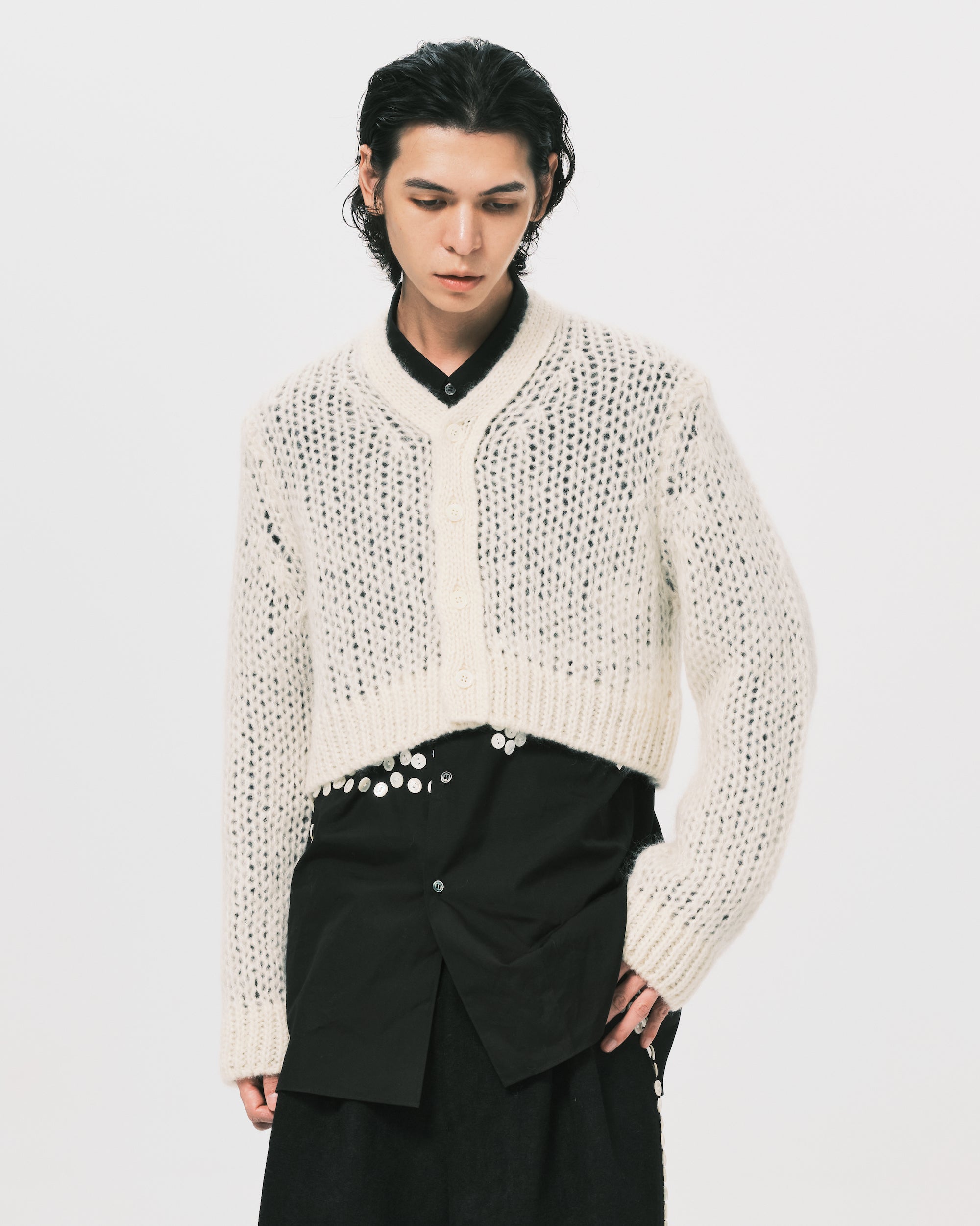 Mohair Wool Cardigan