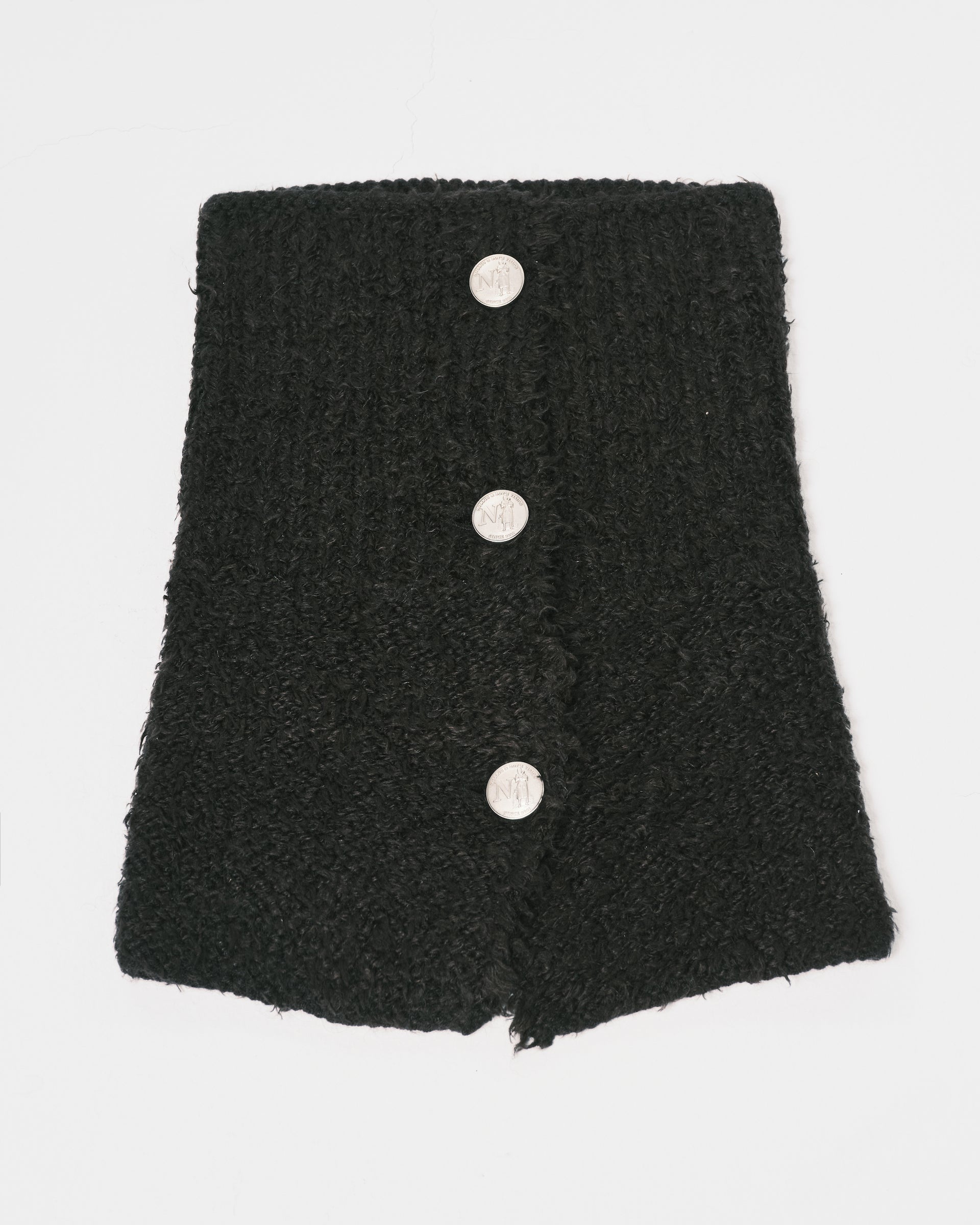 NULLUS / Mohair Camel Muffler - Road Sign 