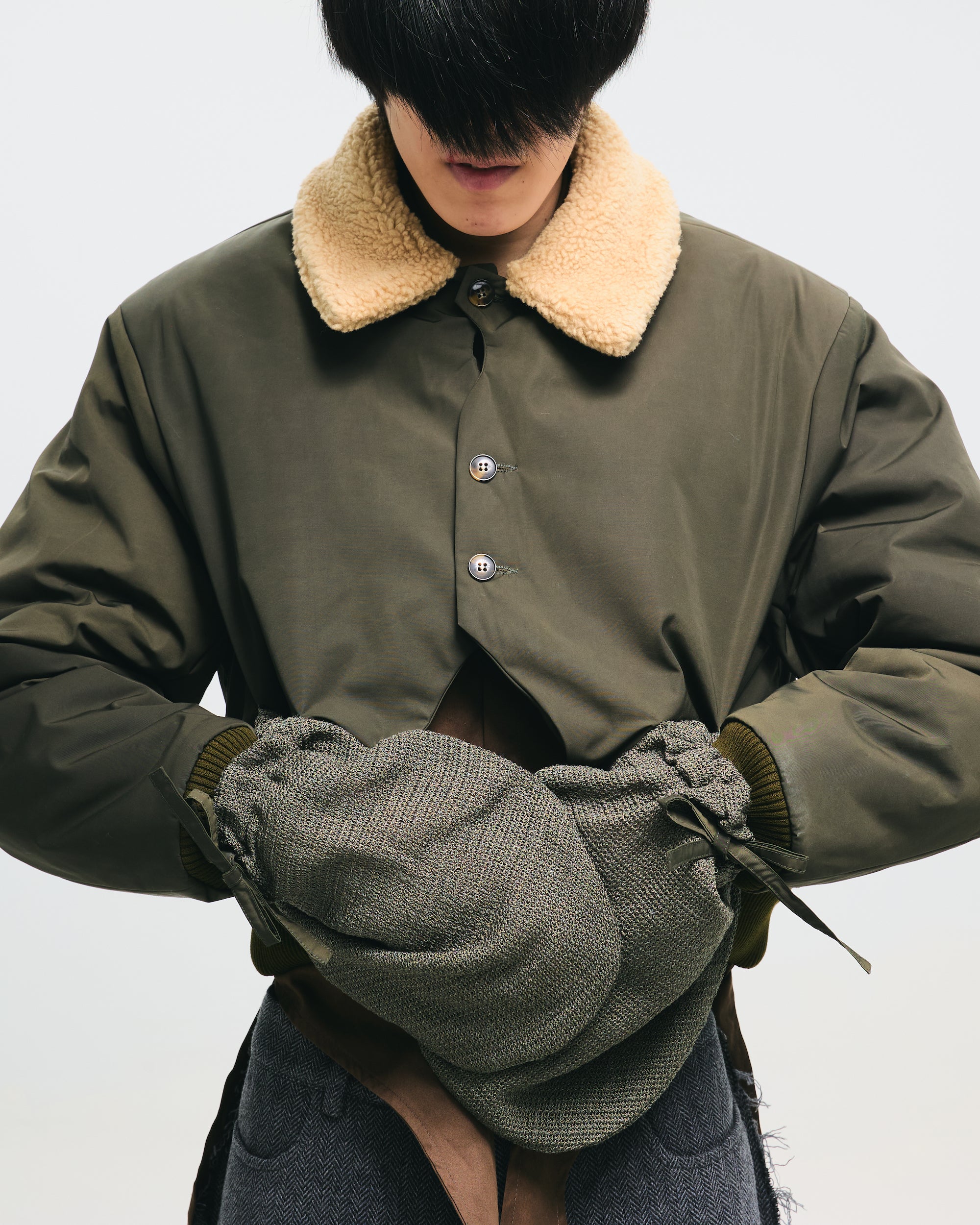 Pouch Bomber Jacket