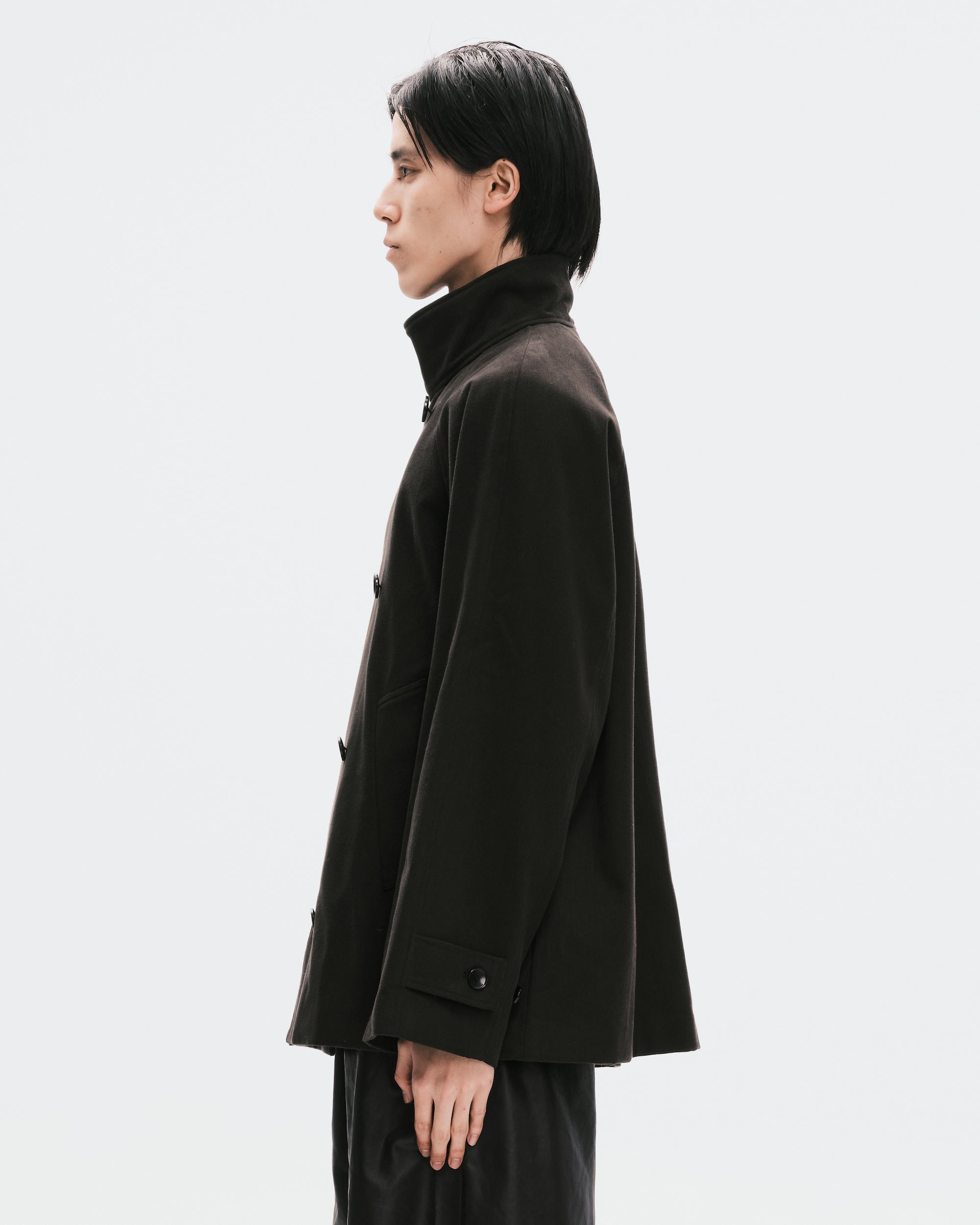 High-neck Short Coat