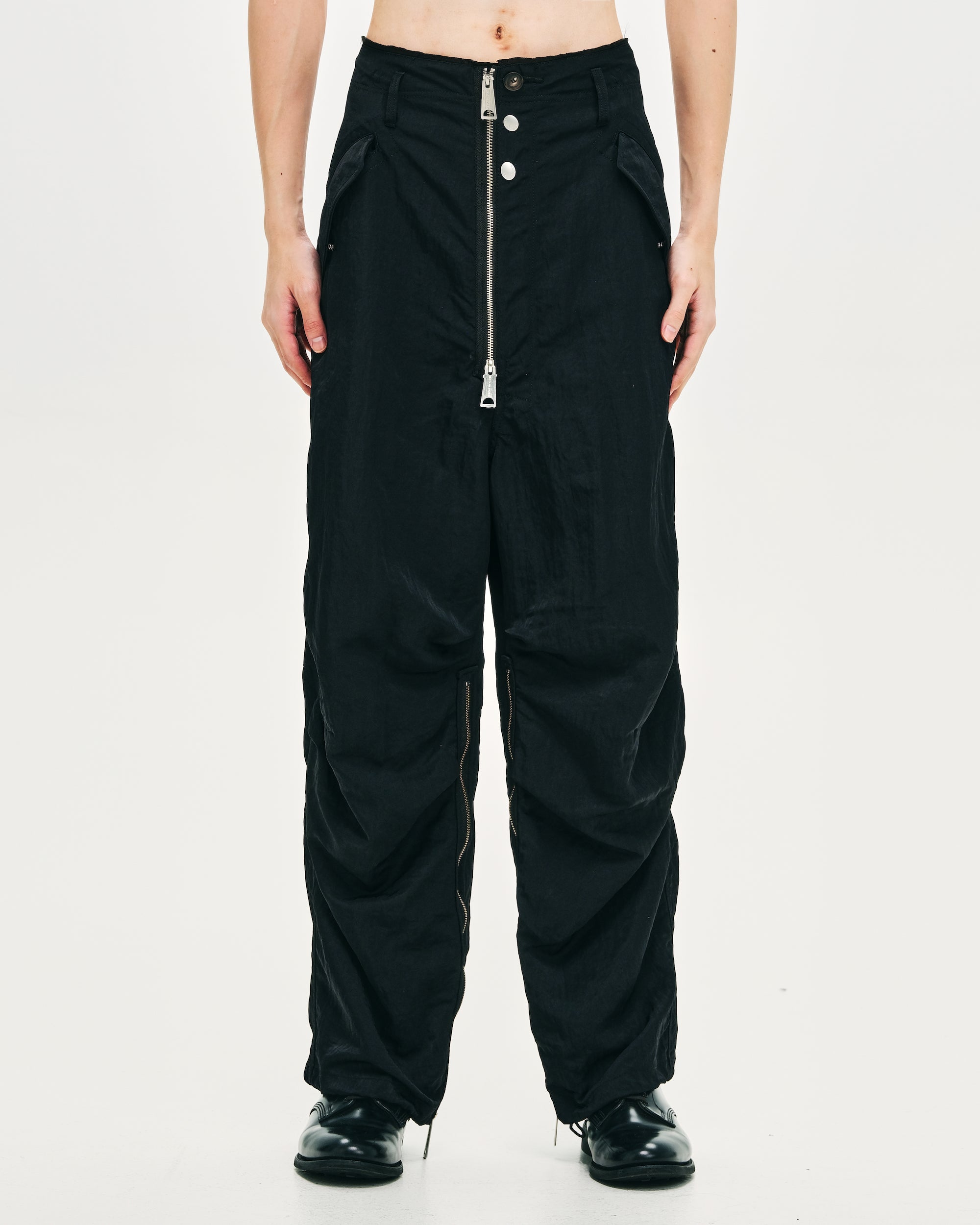 BED J.W. FORD / Nylon Flight Pants/ボトム/1/ナイロン/BLK/タグ付/24AW-B-PT10 ROADSIGNAW24Round40635.jpg?v=