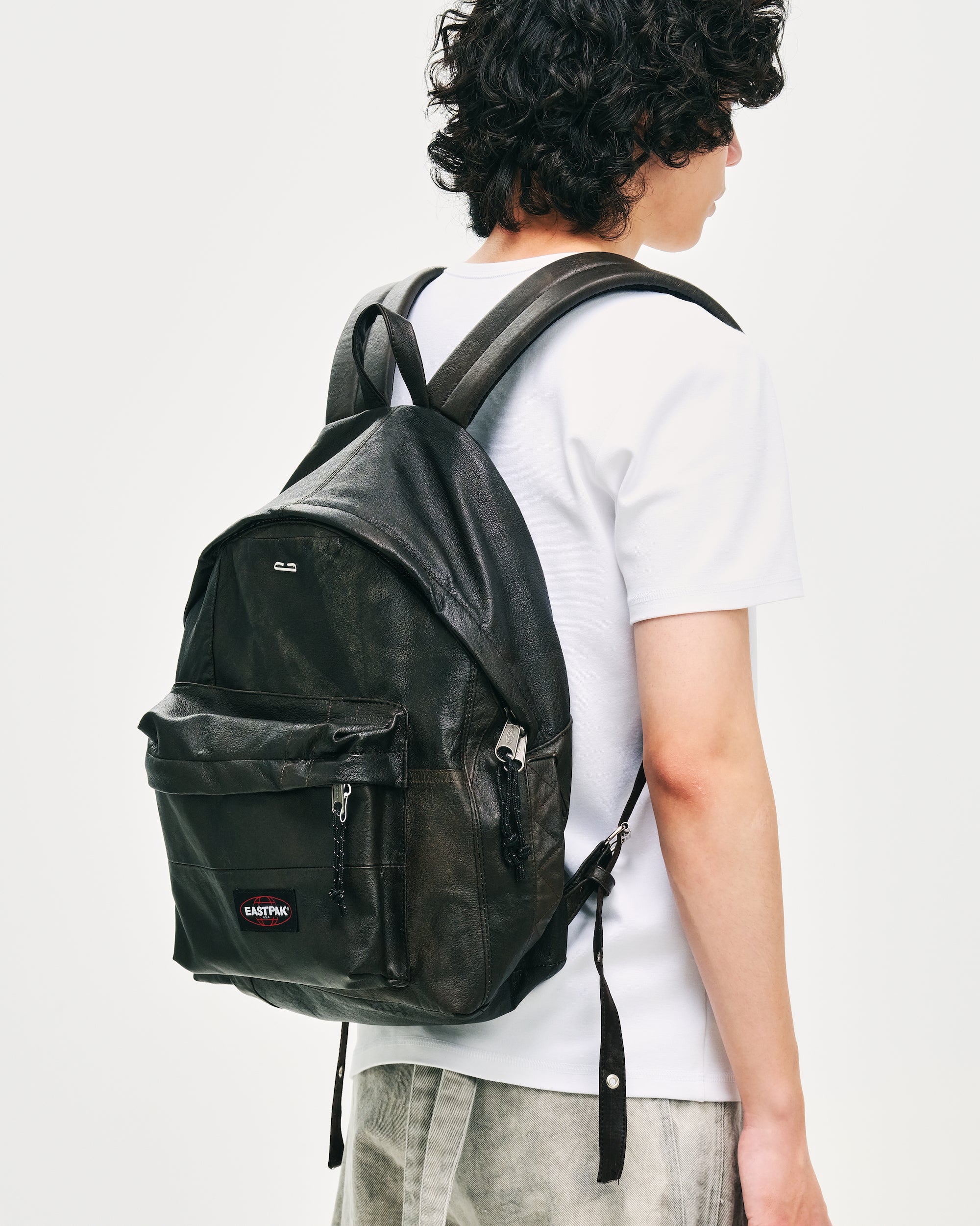 Eastpak X SF1OG Leather Backpack