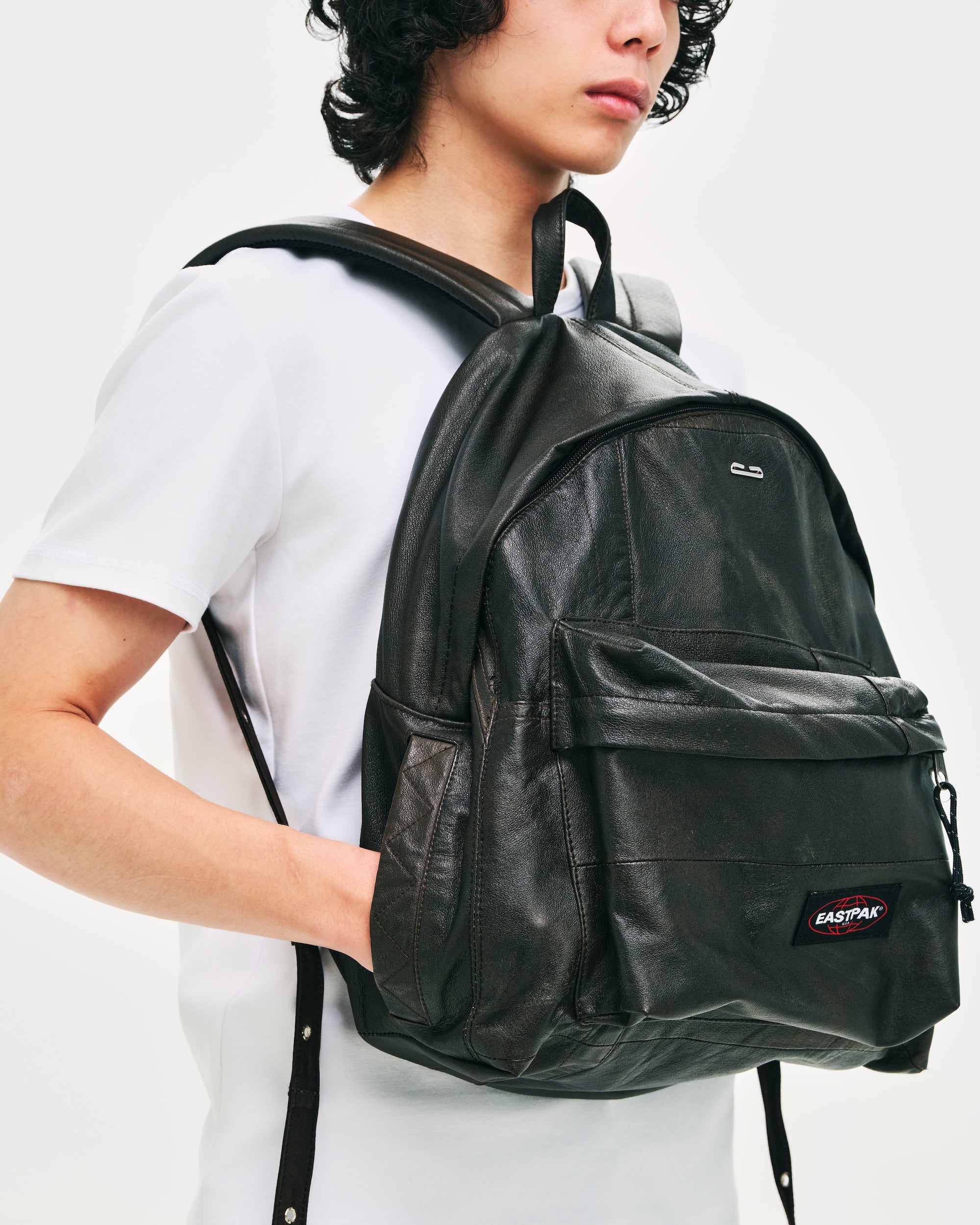 Eastpak X SF1OG Leather Backpack