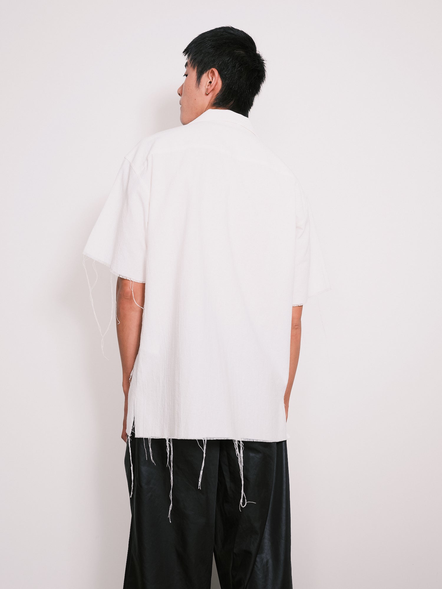 Cotton Raw Edge S/S Shirt