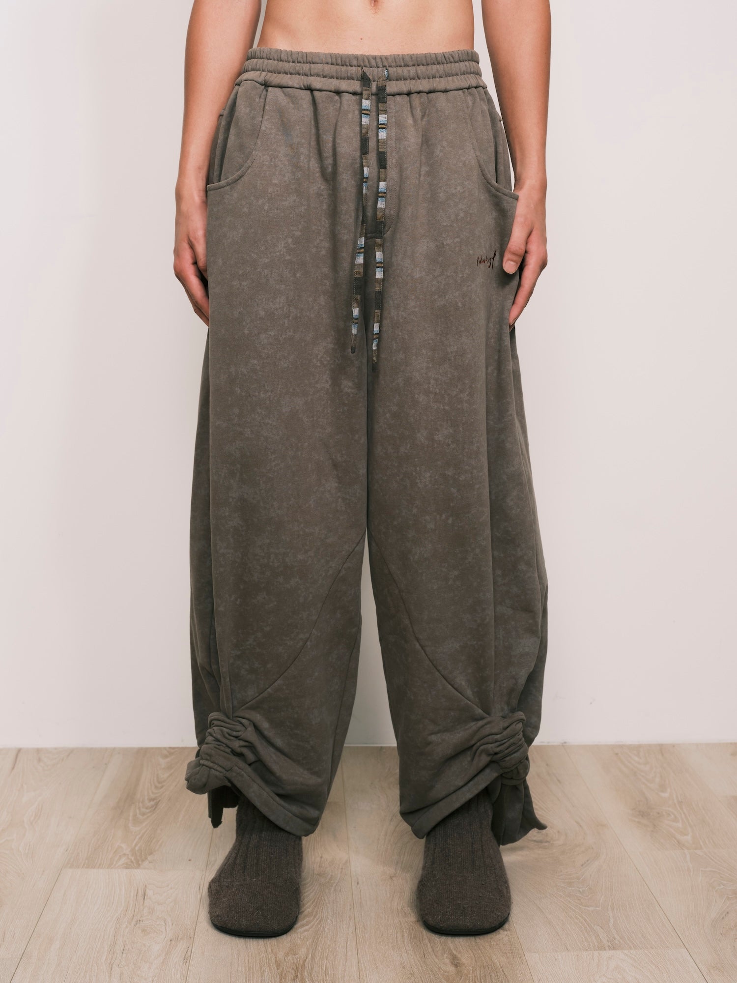 Self-Tie Tube String 運動褲