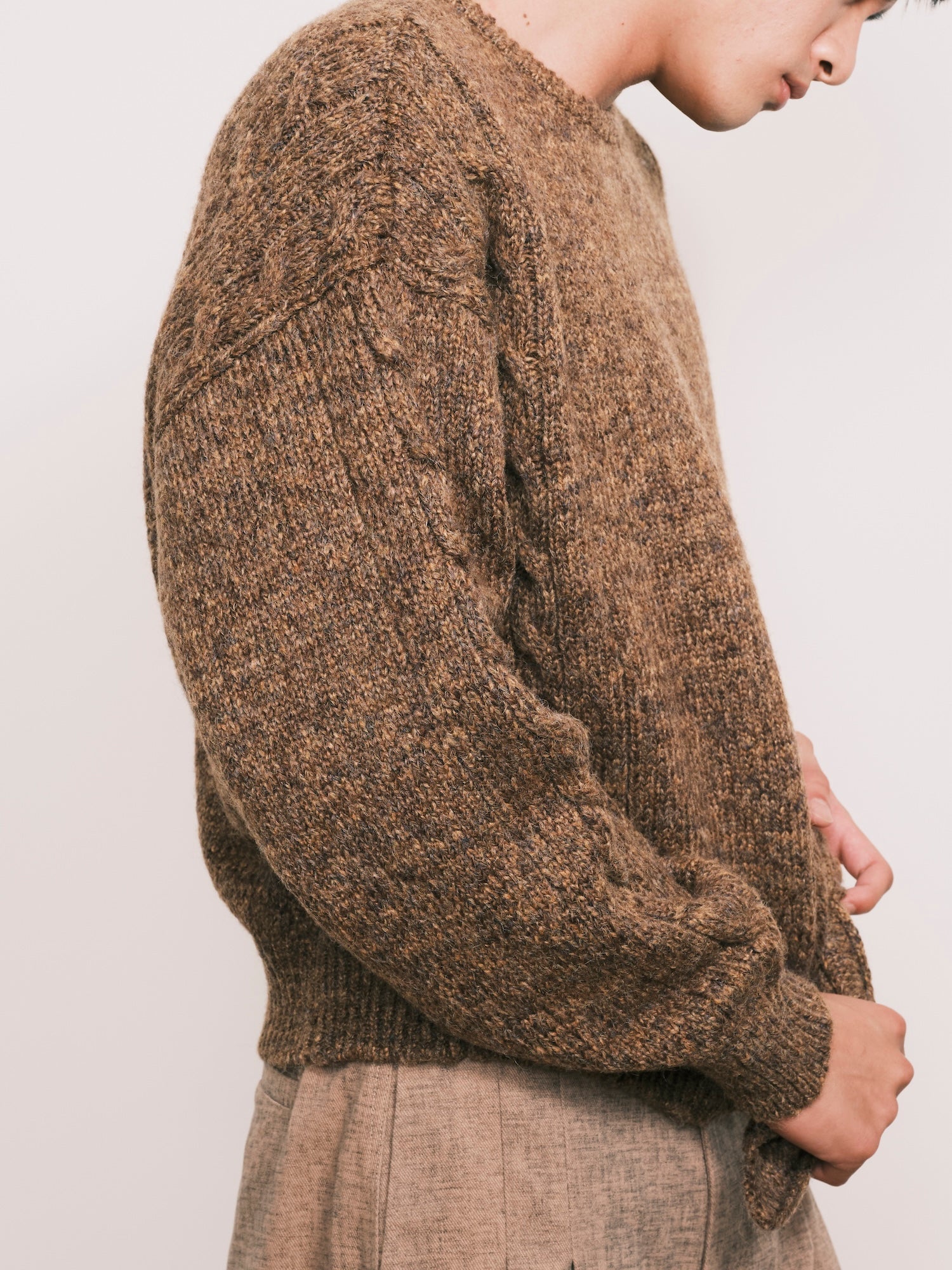 Self-Tie Tube Sweater