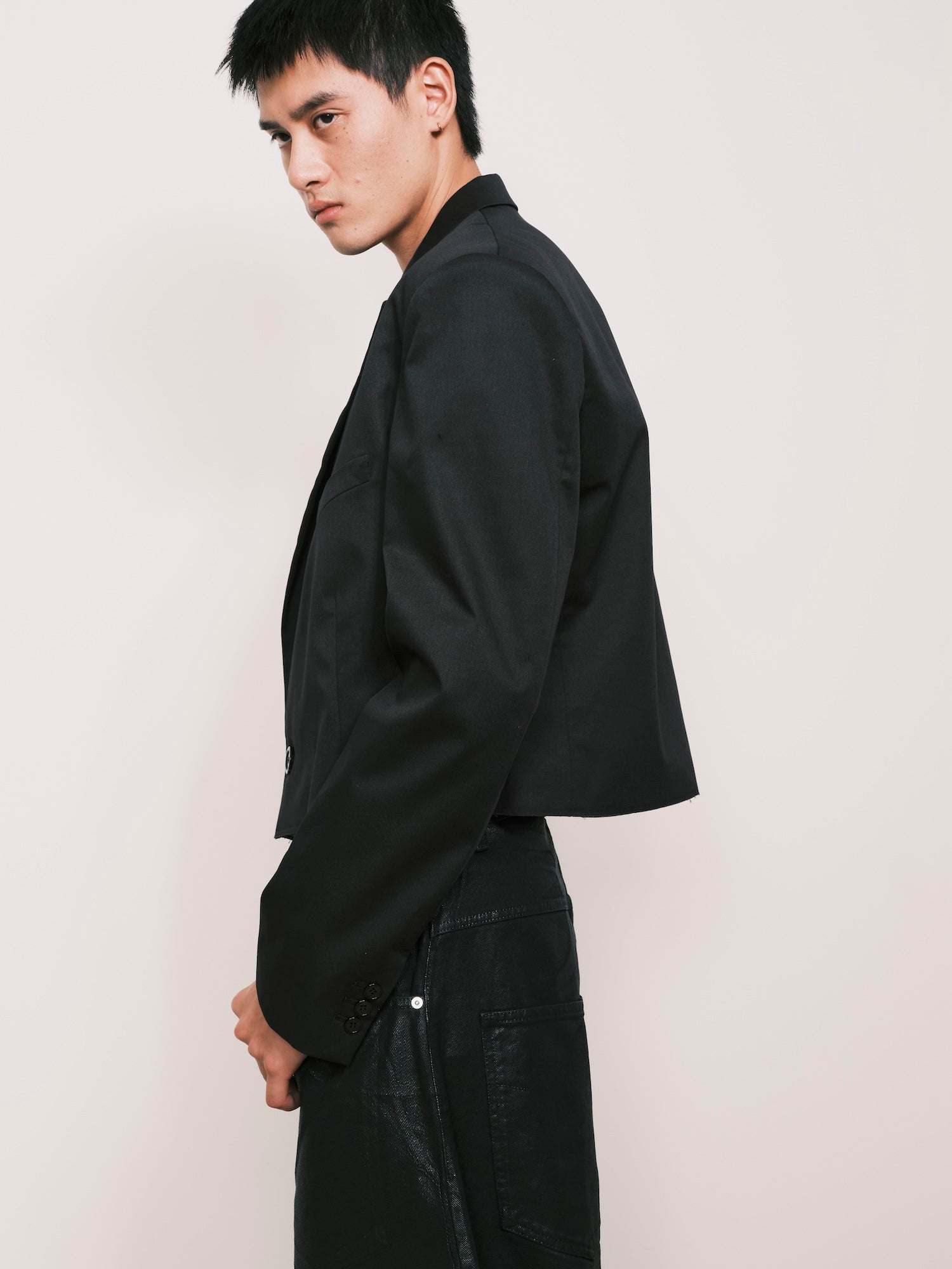 開衩西裝外套