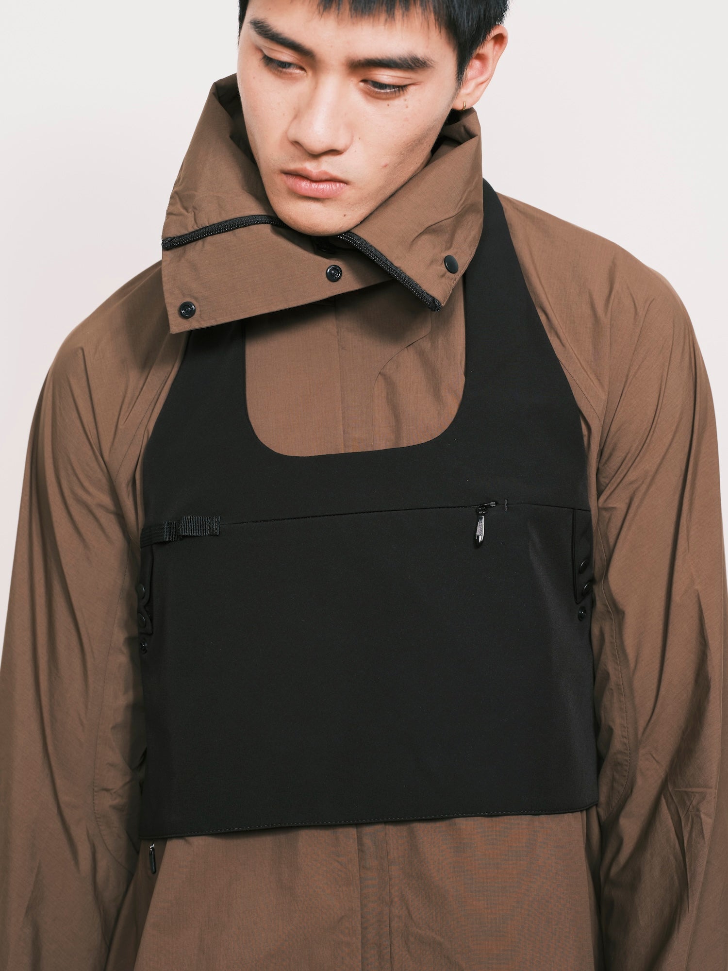 JOHANNA PARV ナイロンベスト JOHANNA PARV Black Mesh Vest JOHANNA PARV