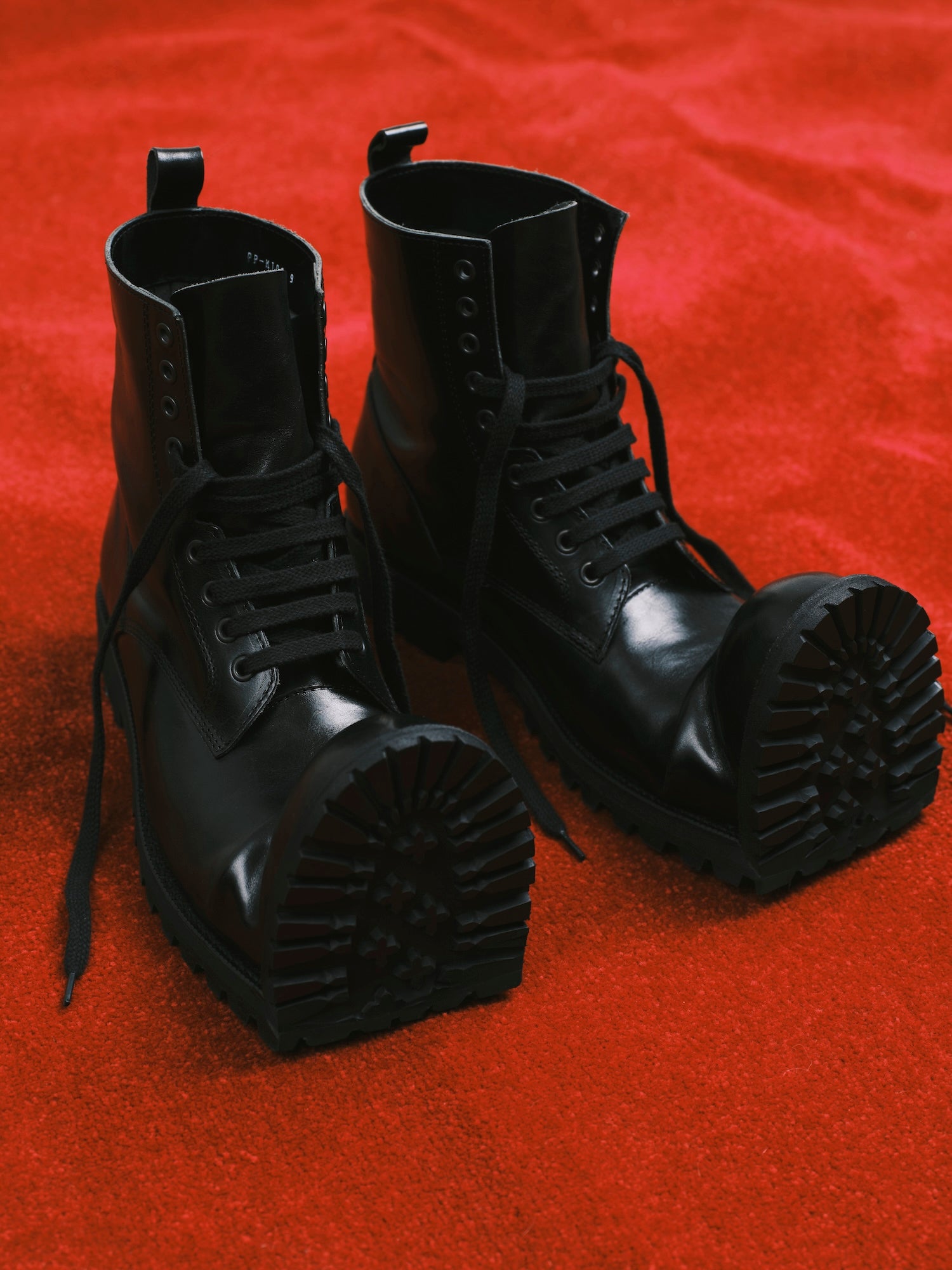 Crushed-Toe Combat Boots