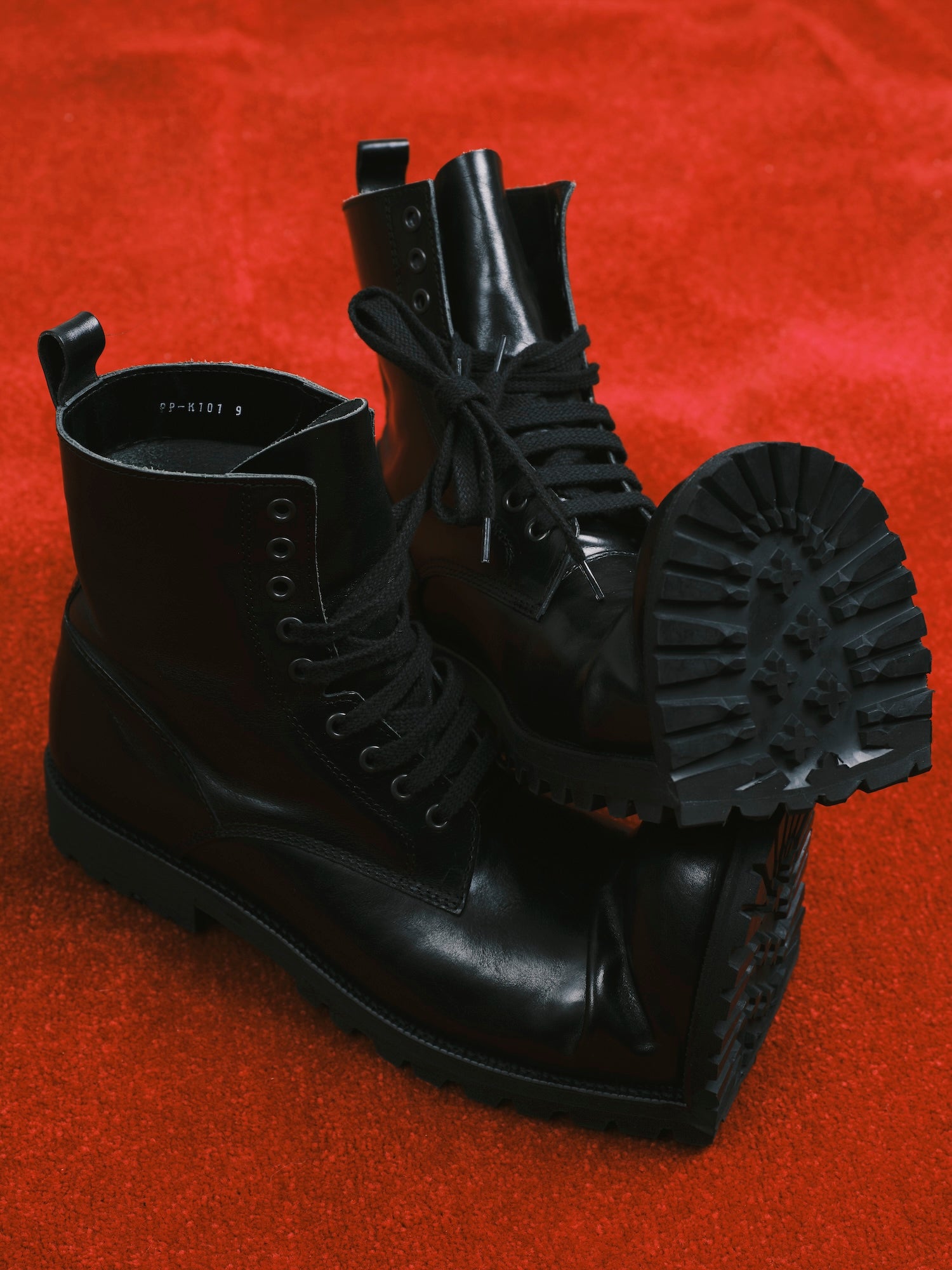 Crushed-Toe Combat Boots