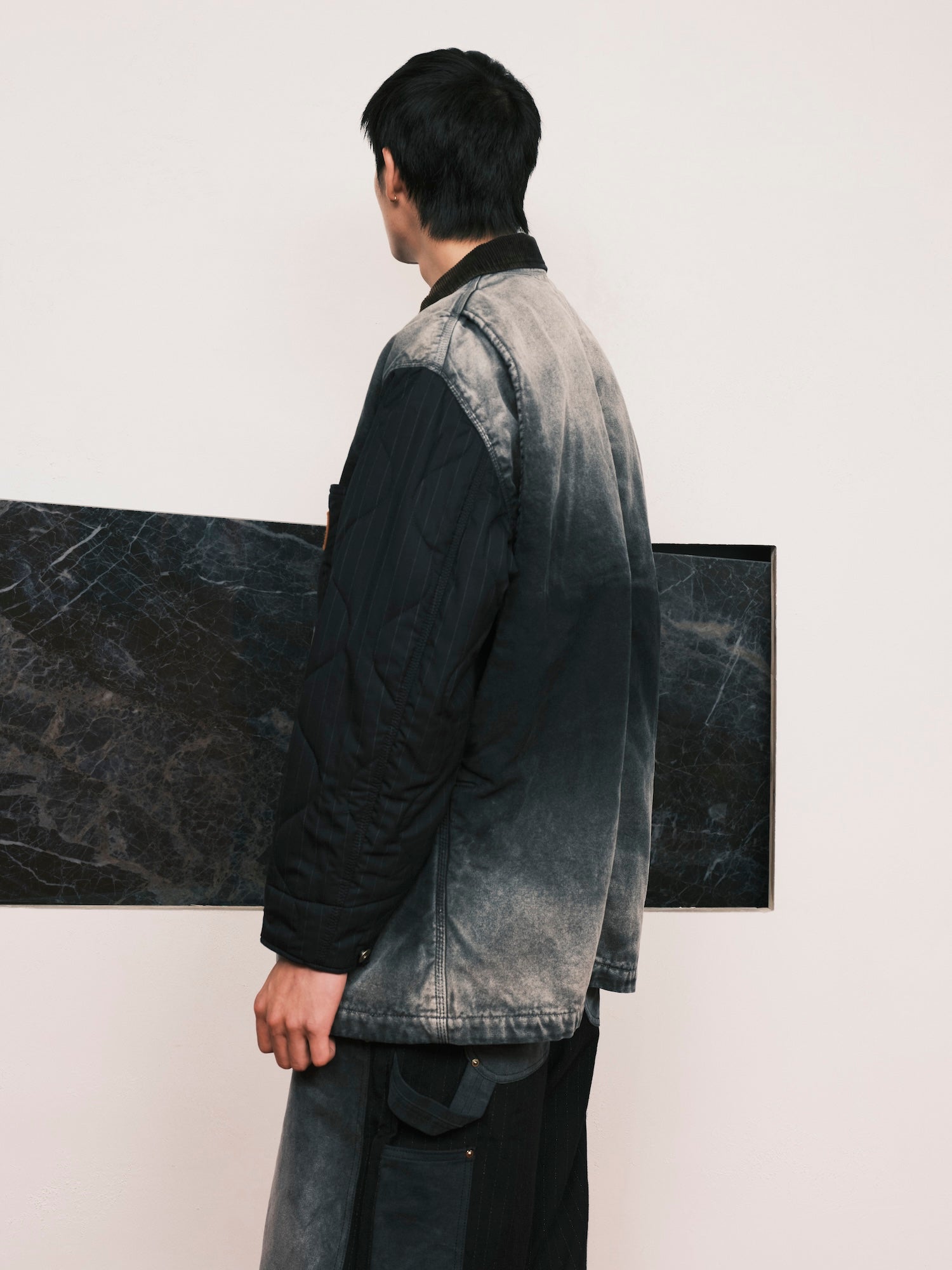 Vintage-Effect Work Coat