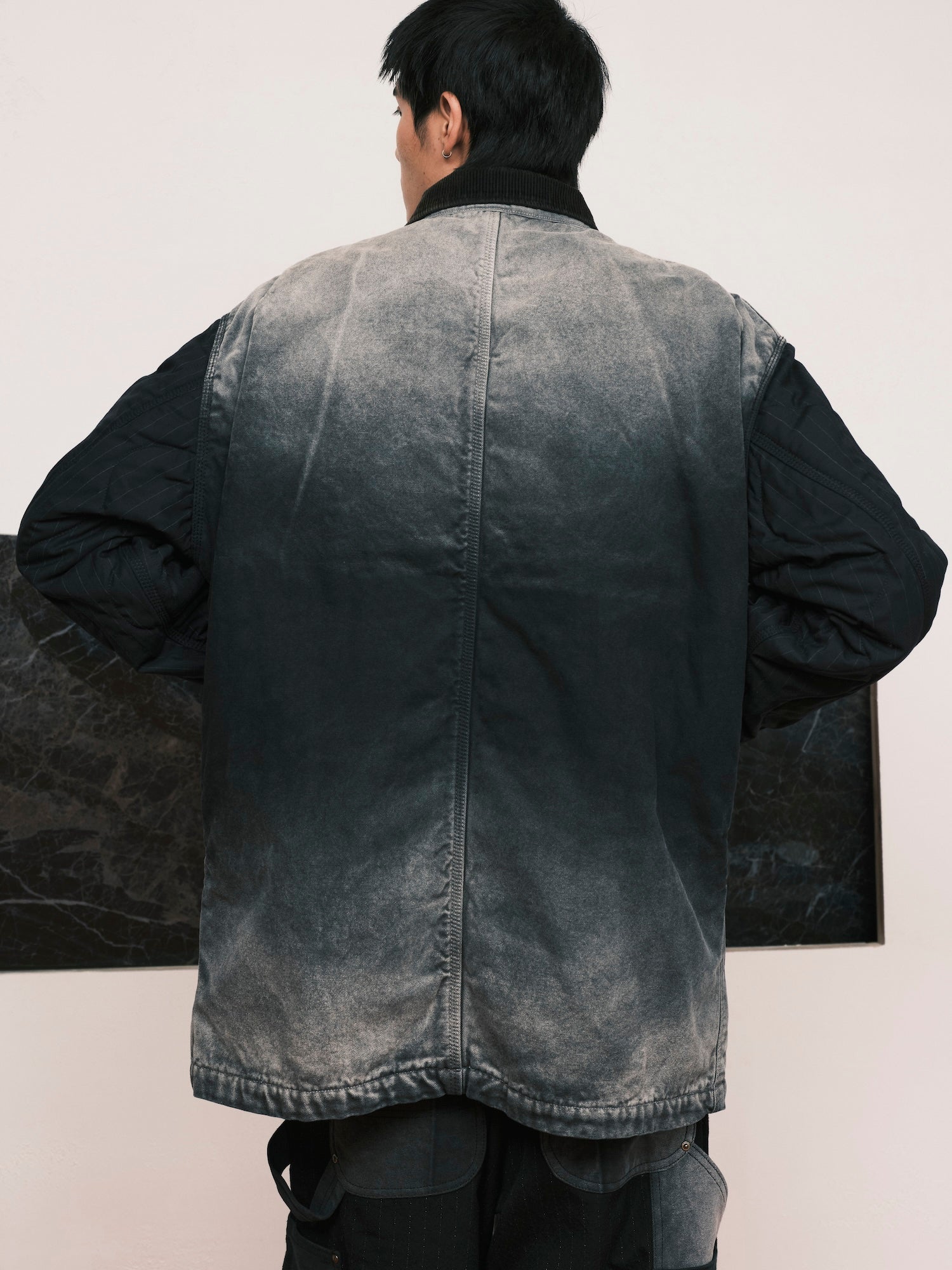 Vintage-Effect Work Coat