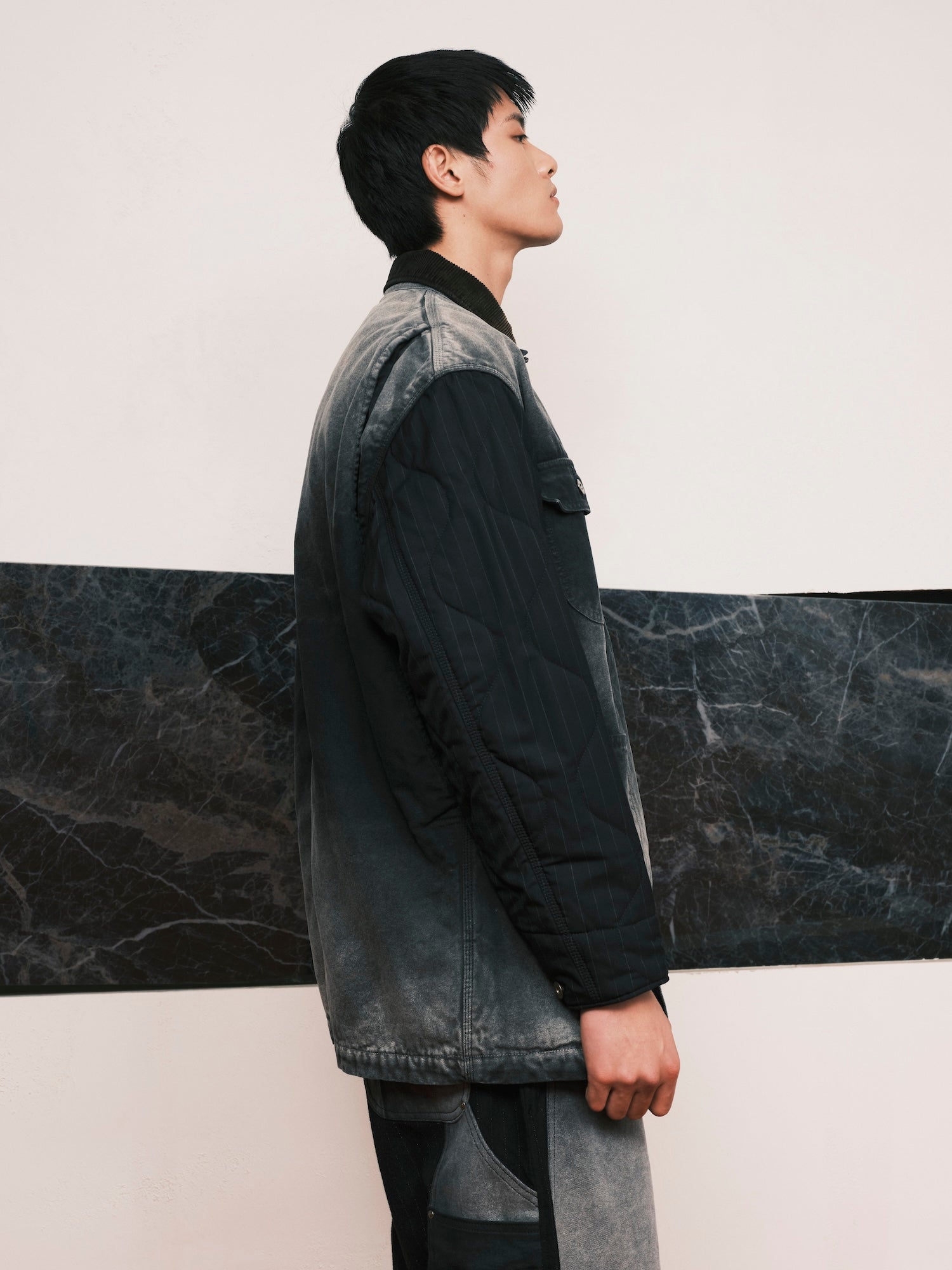 Vintage-Effect Work Coat