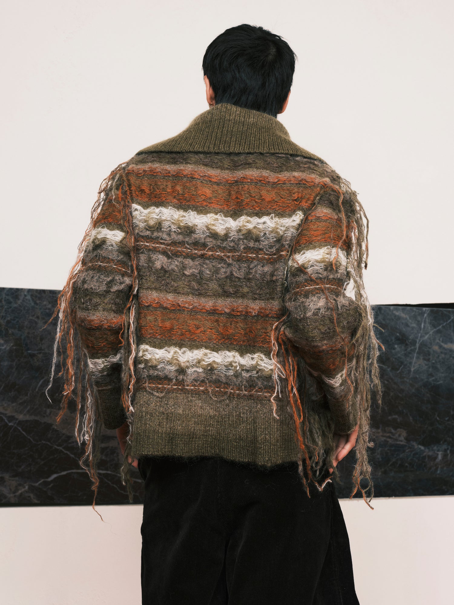 Fair-Isle Sheep Knit Cardigan