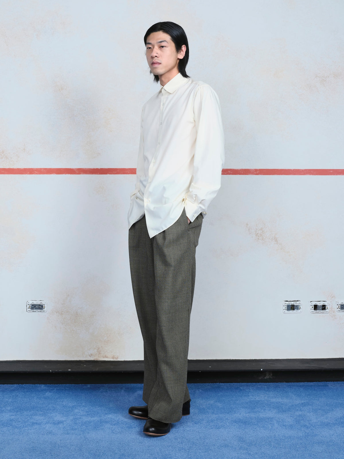 Manica Camicia Rayon Dress Shirt
