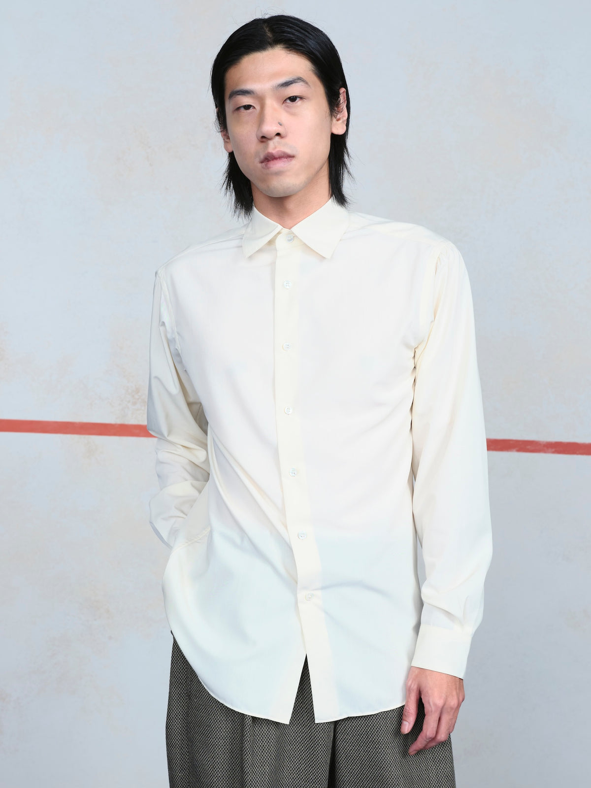 Manica Camicia Rayon Dress Shirt