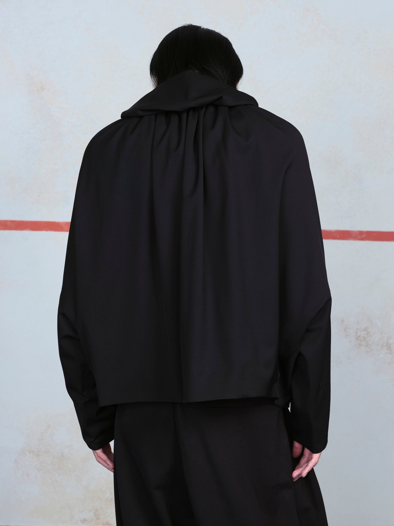 KIKO KOSTADINOV / Helmond Gathered Blouson Crow Black - Road Sign