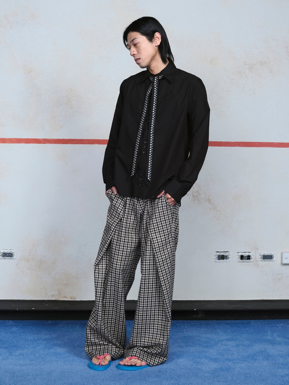 Collar Scarf Shirt
