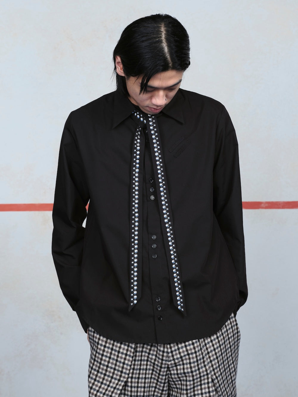 Collar Scarf Shirt