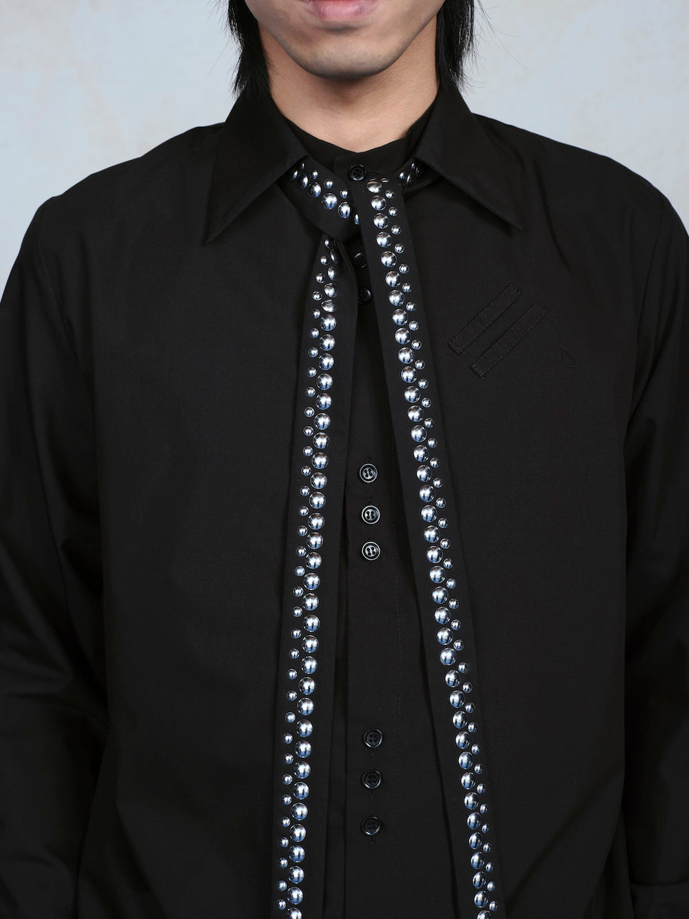 Collar Scarf Shirt