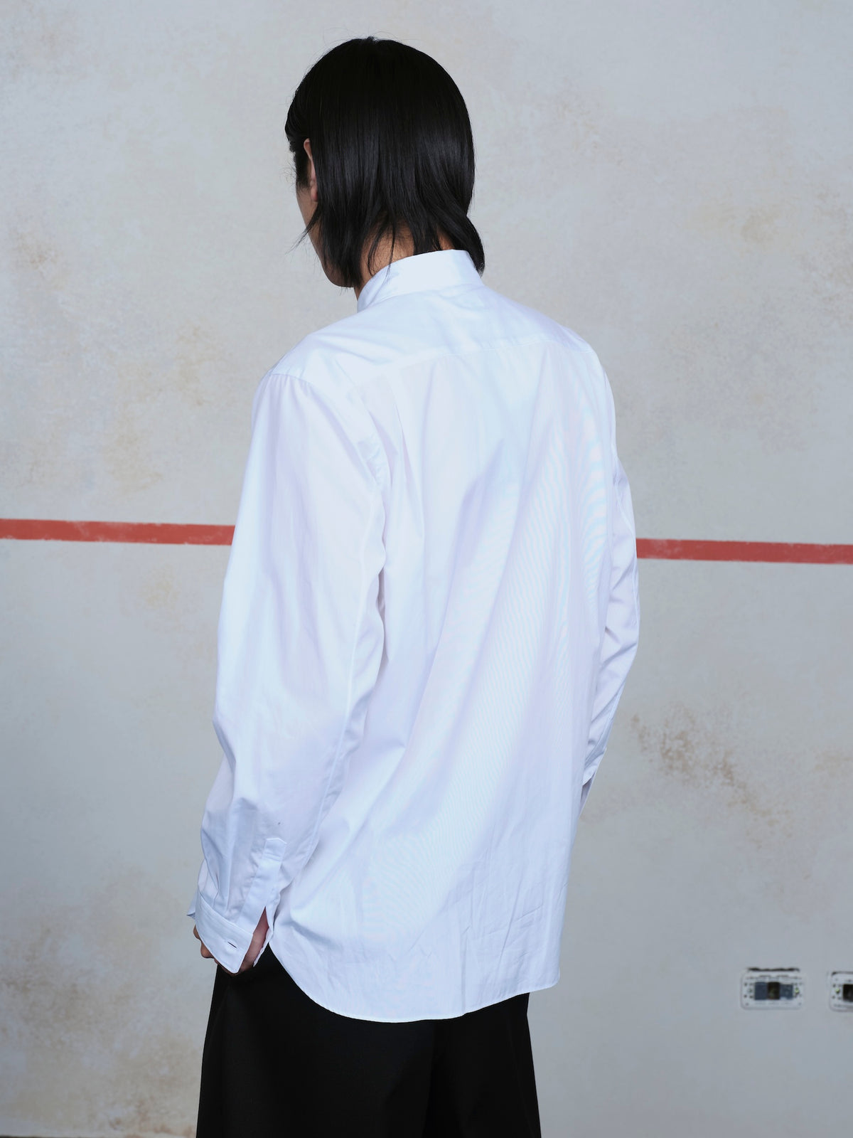 Asymmetric Draped Shirt
