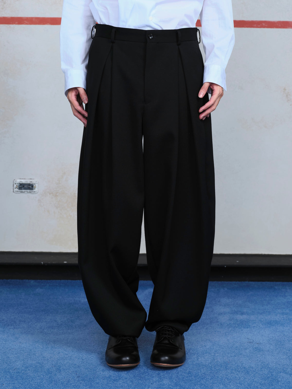 Pleated Pants