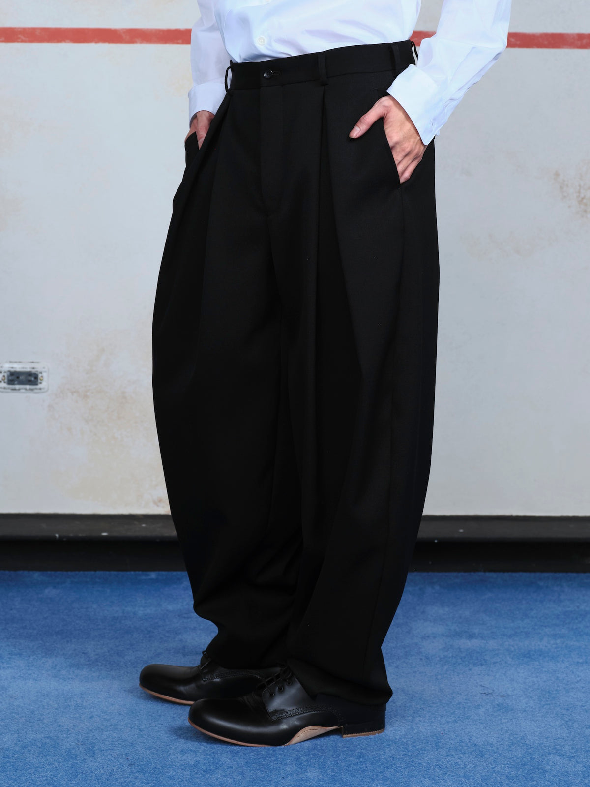Pleated Pants