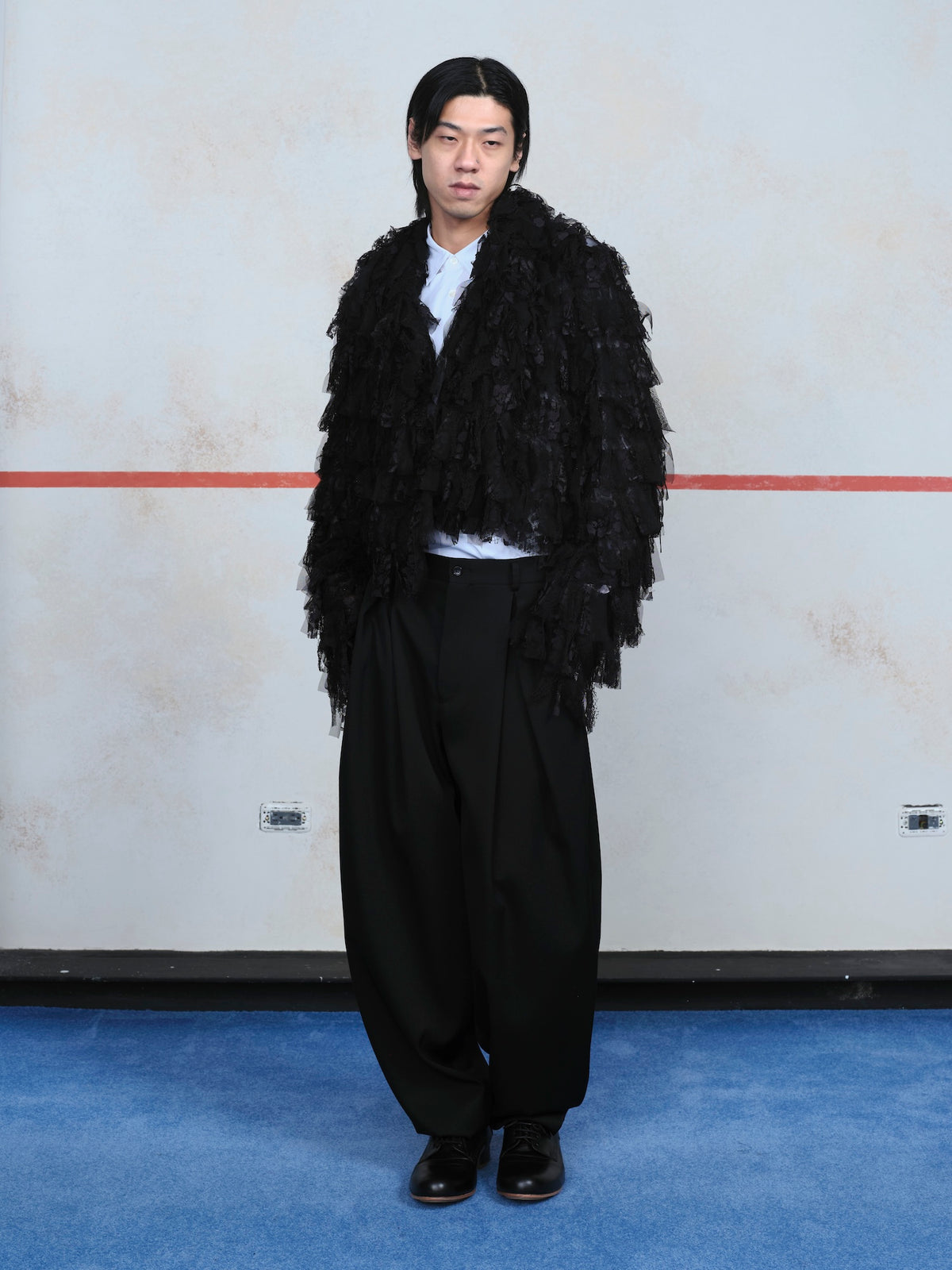 Lace Panel Jacket