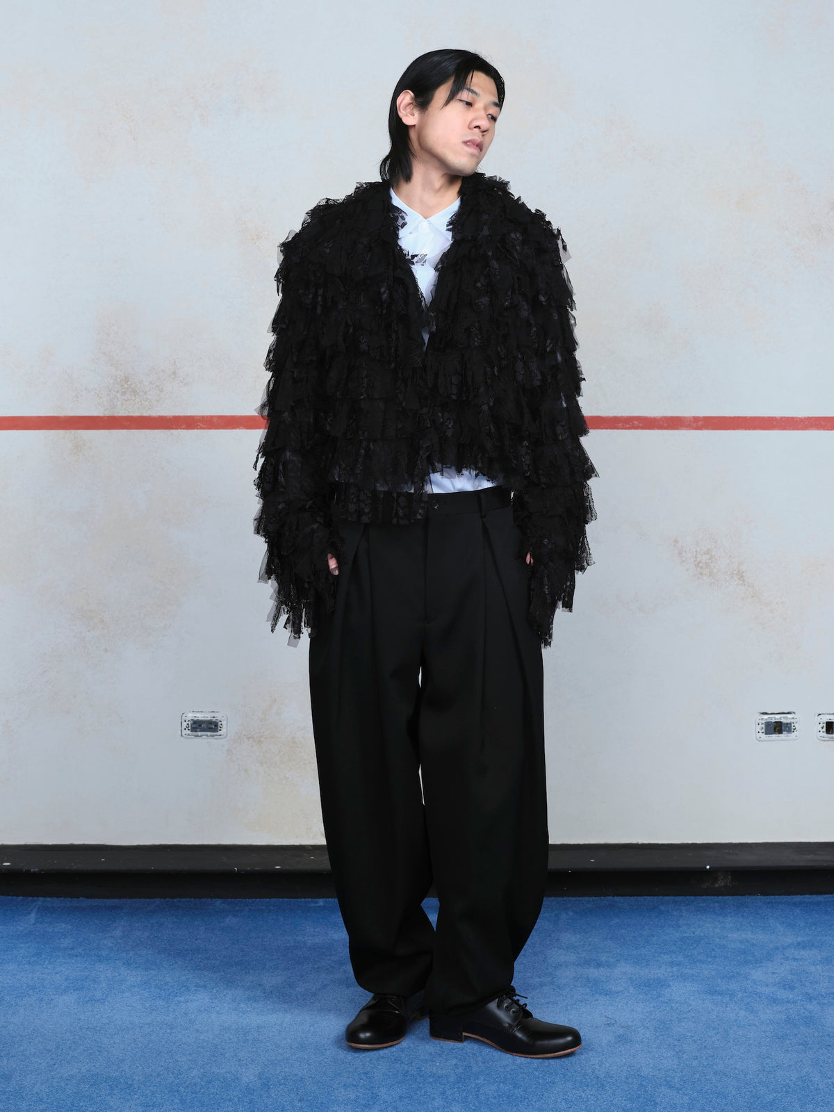 Lace Panel Jacket