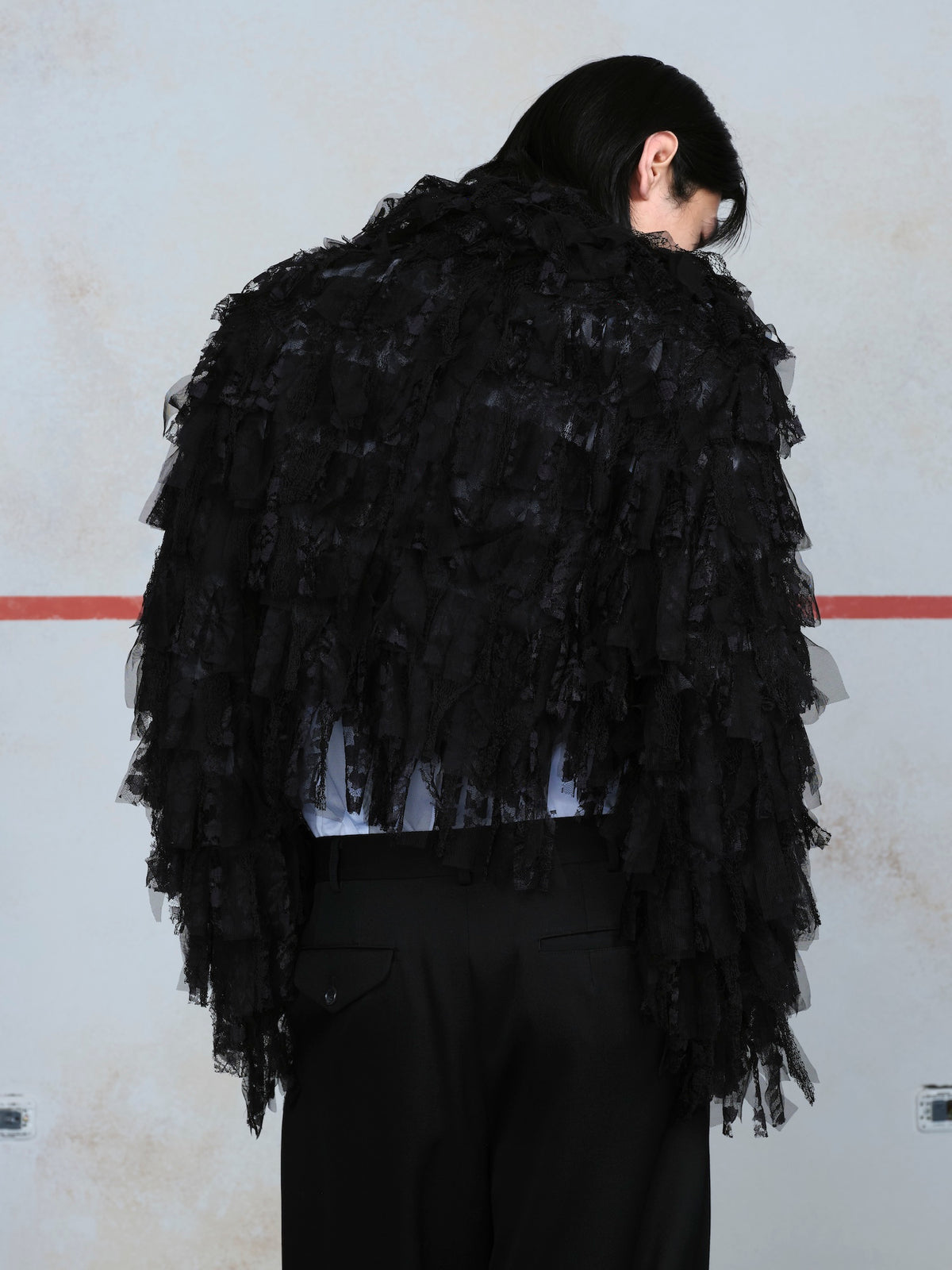 Lace Panel Jacket