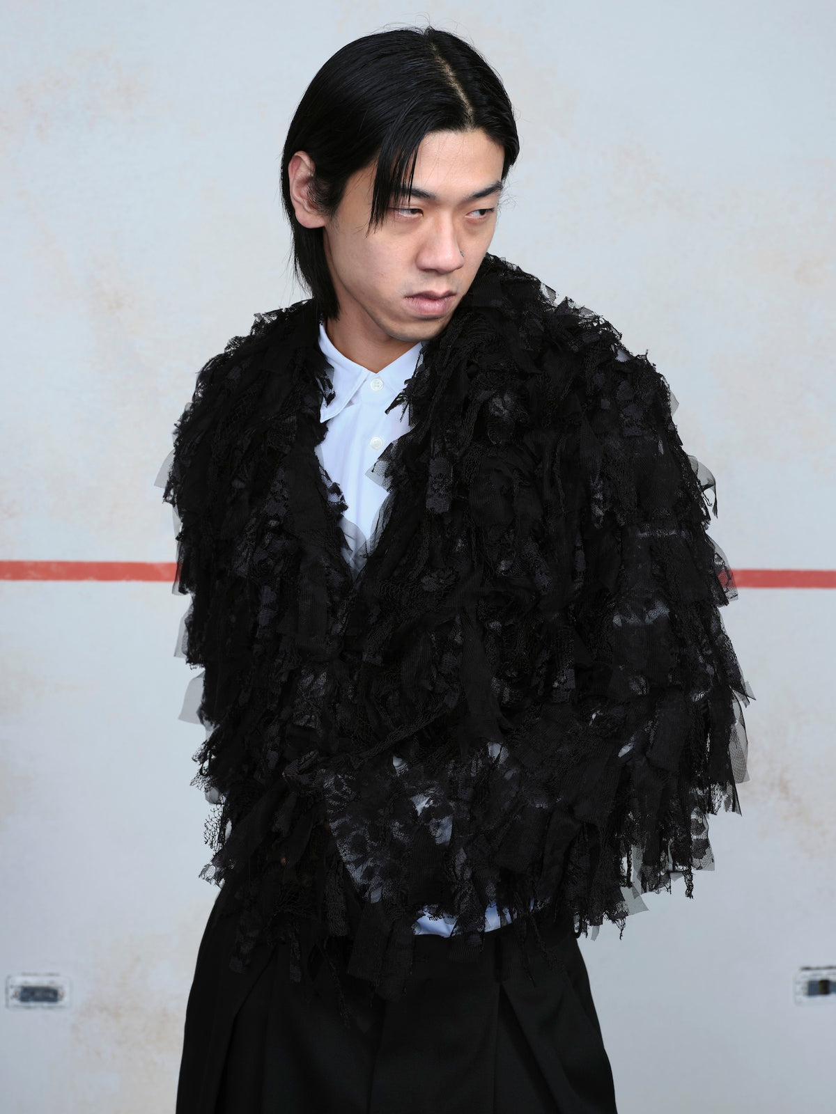 Lace Panel Jacket