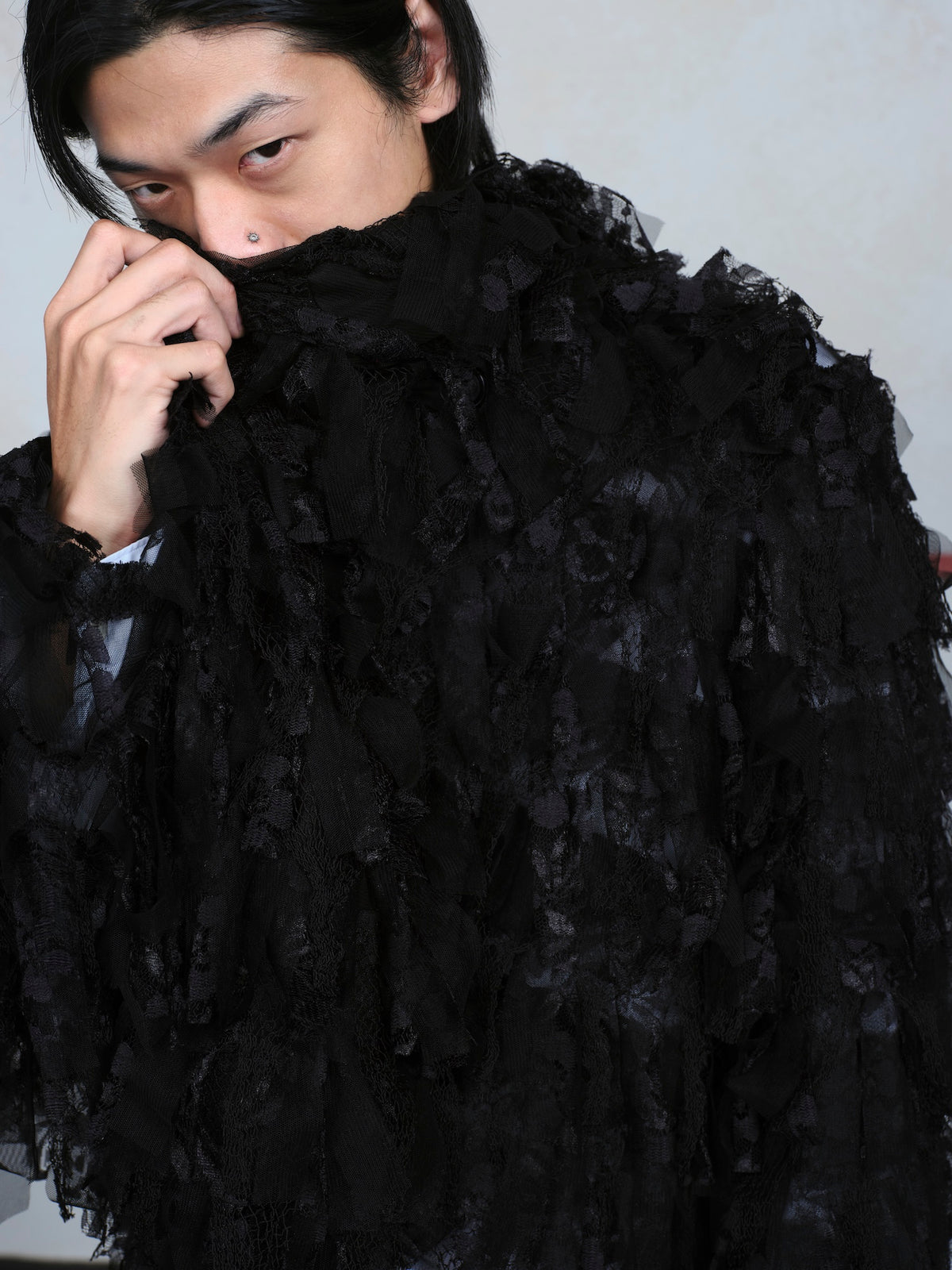 Lace Panel Jacket