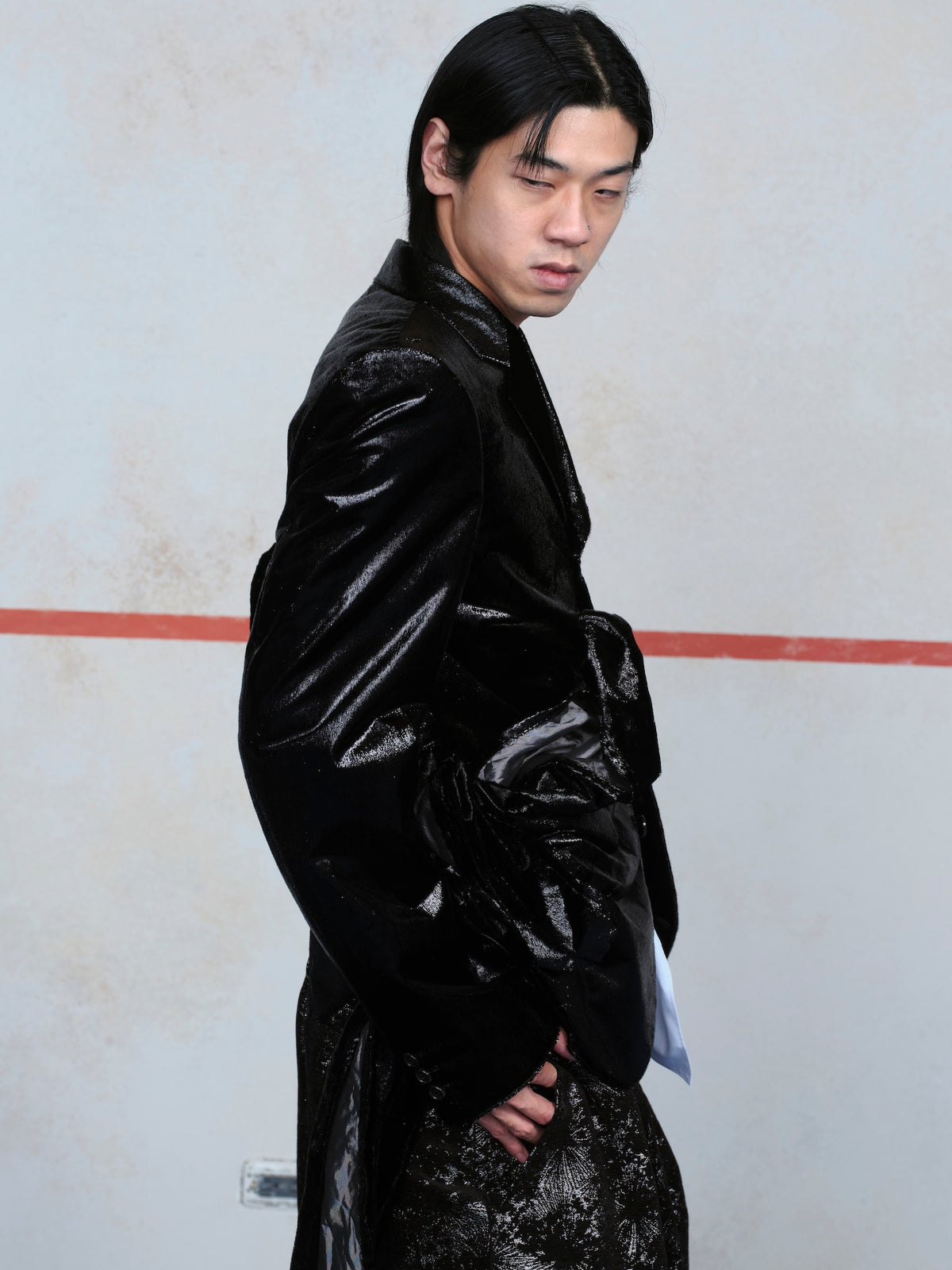 Ruched Blazer