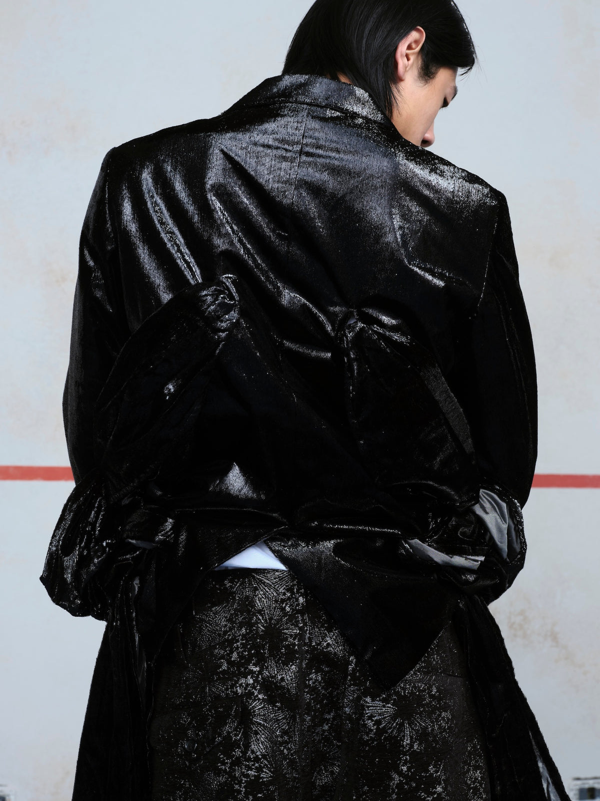 Ruched Blazer