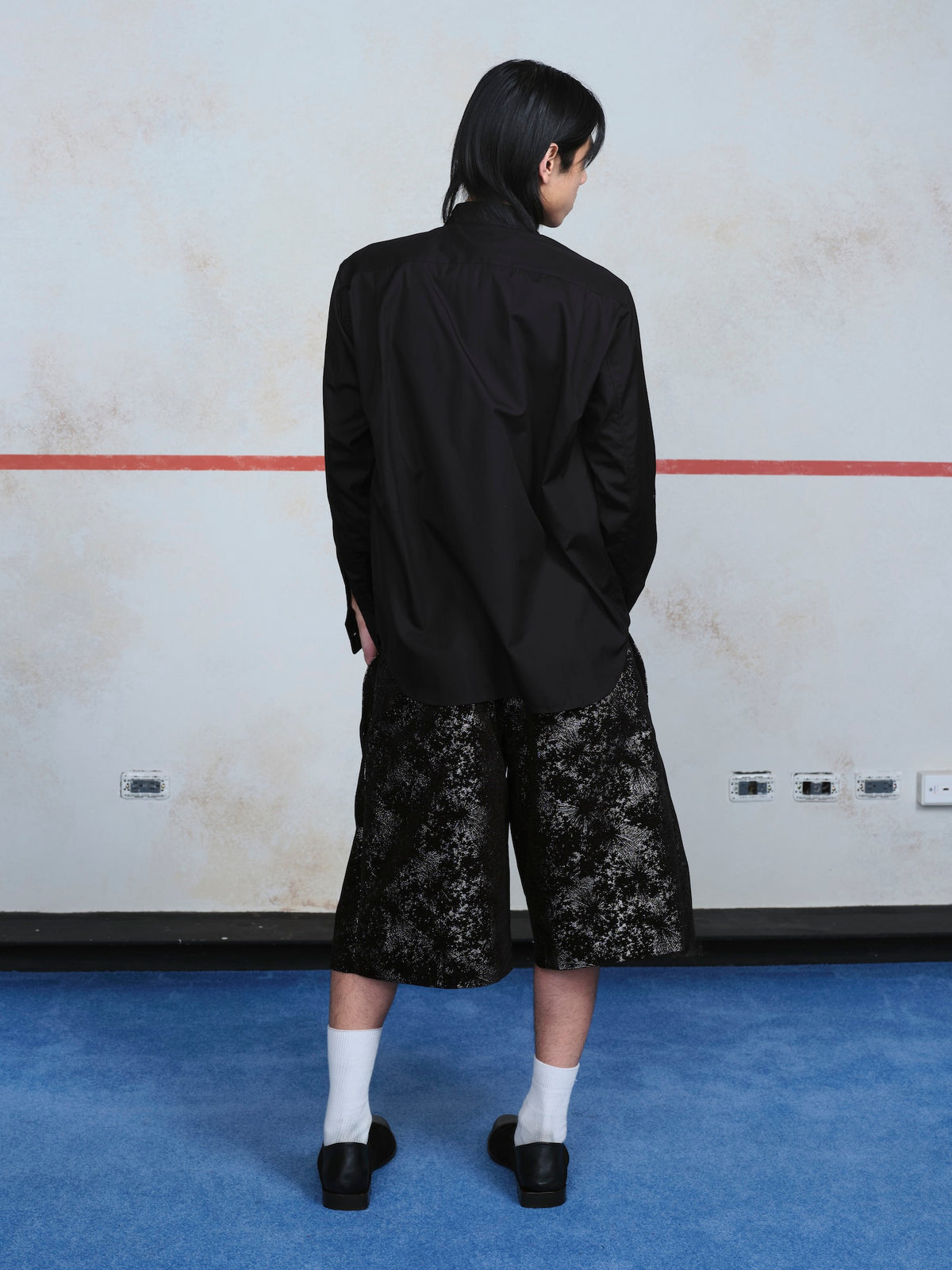 Asymmetric Draped Shirt