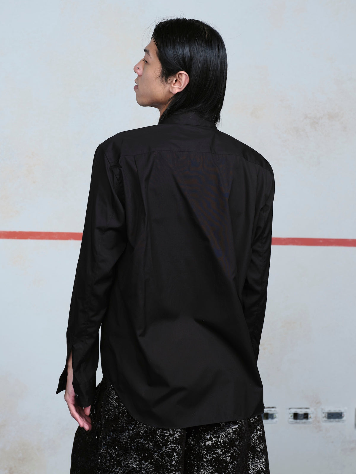 Asymmetric Draped Shirt