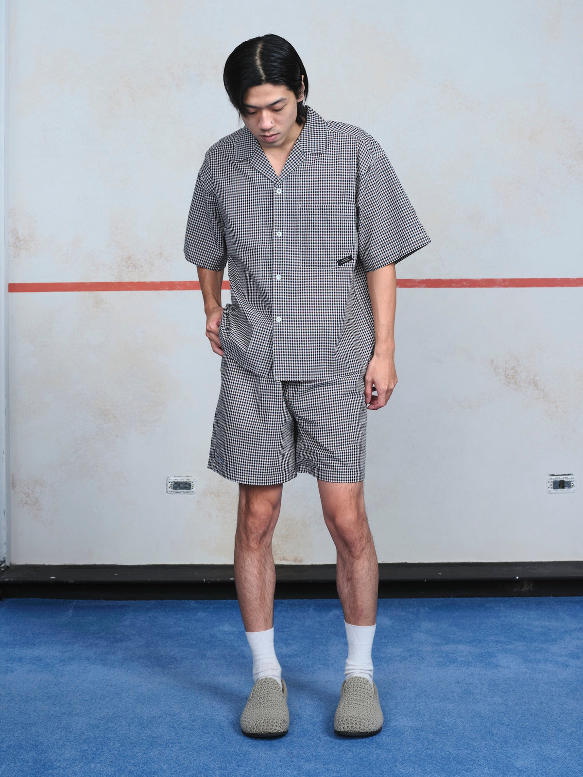 1Ds Sleepover Check Shorts