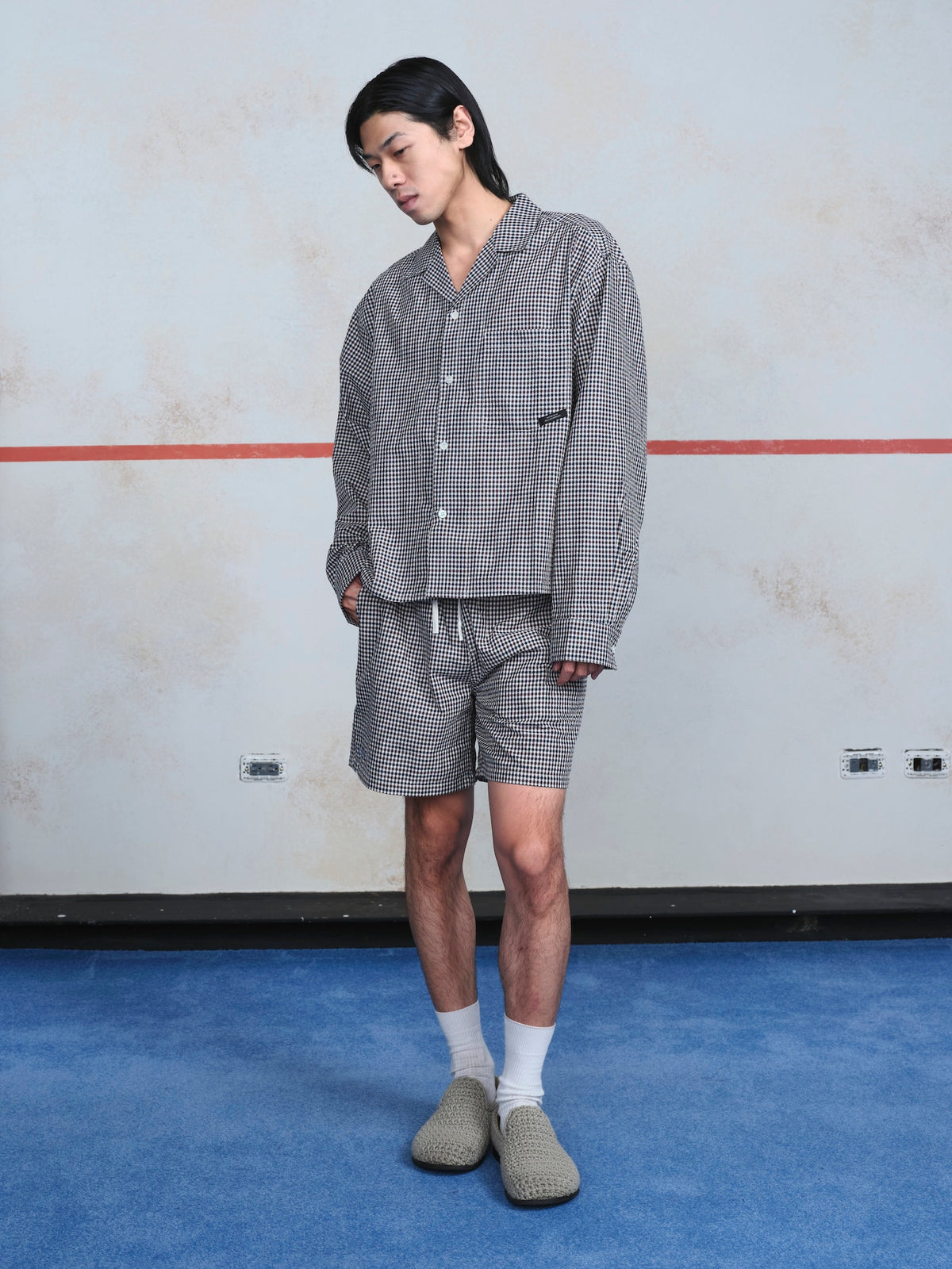 1Ds Sleepover Check Shirt Ls