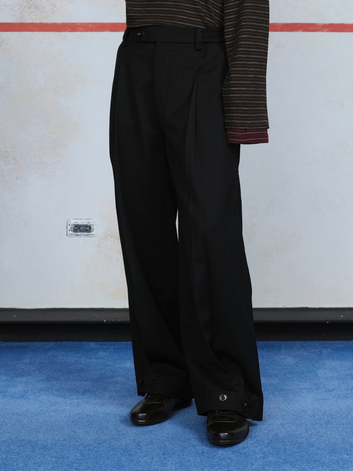 Layered Folded Trousers