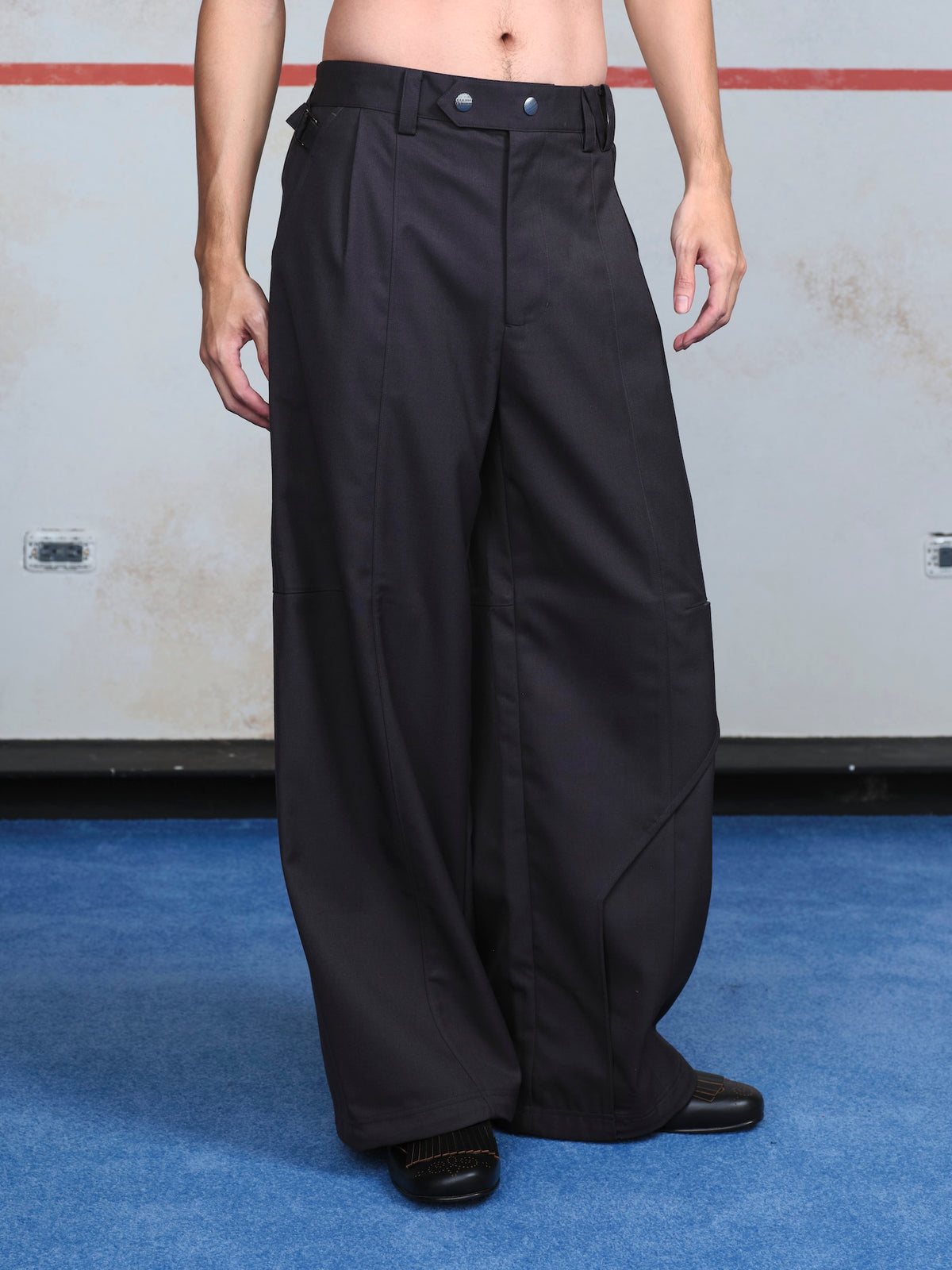 Draped Slide Cargo Pants