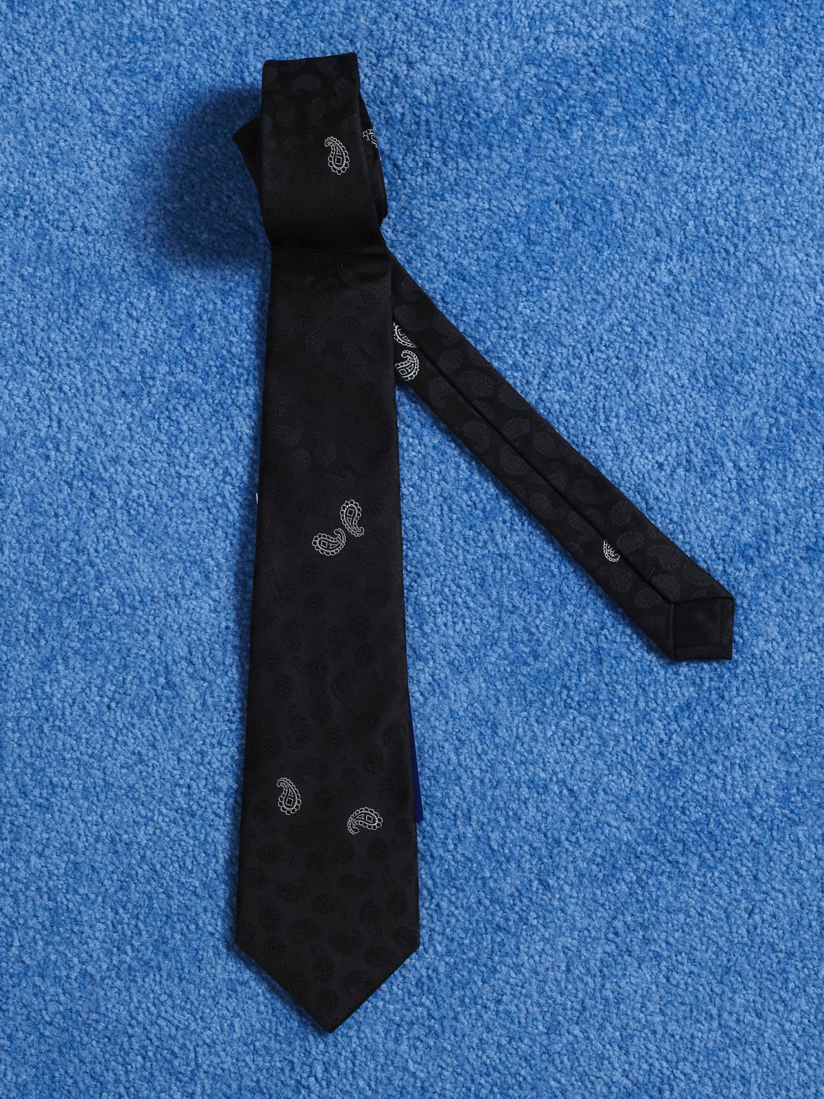 Silk Jacquard Paisley Tie