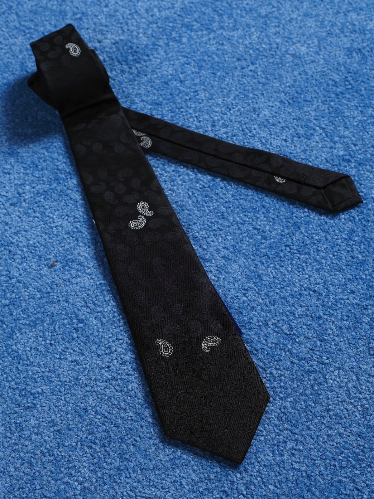 Silk Jacquard Paisley Tie