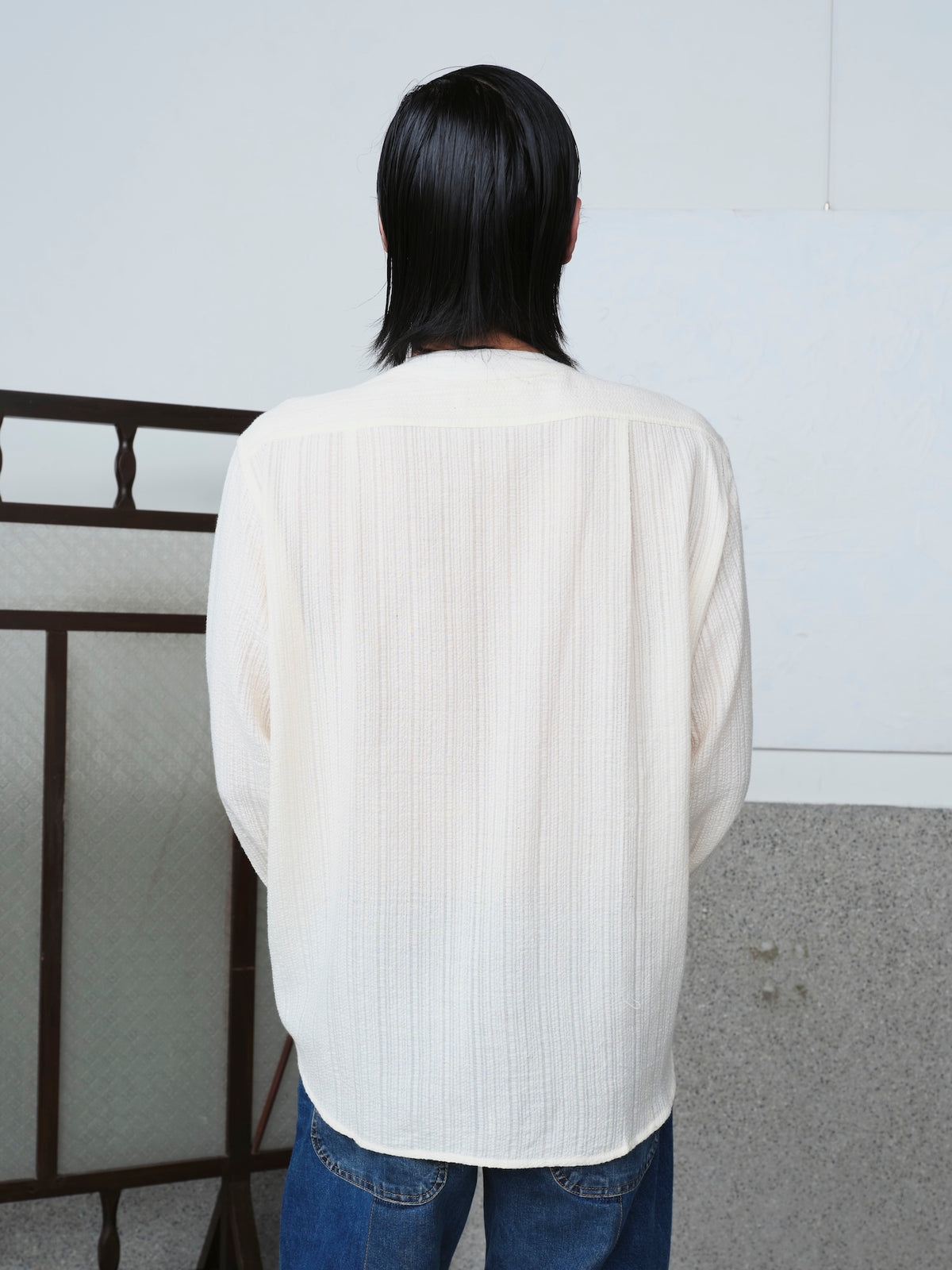 Band Collar Shirt