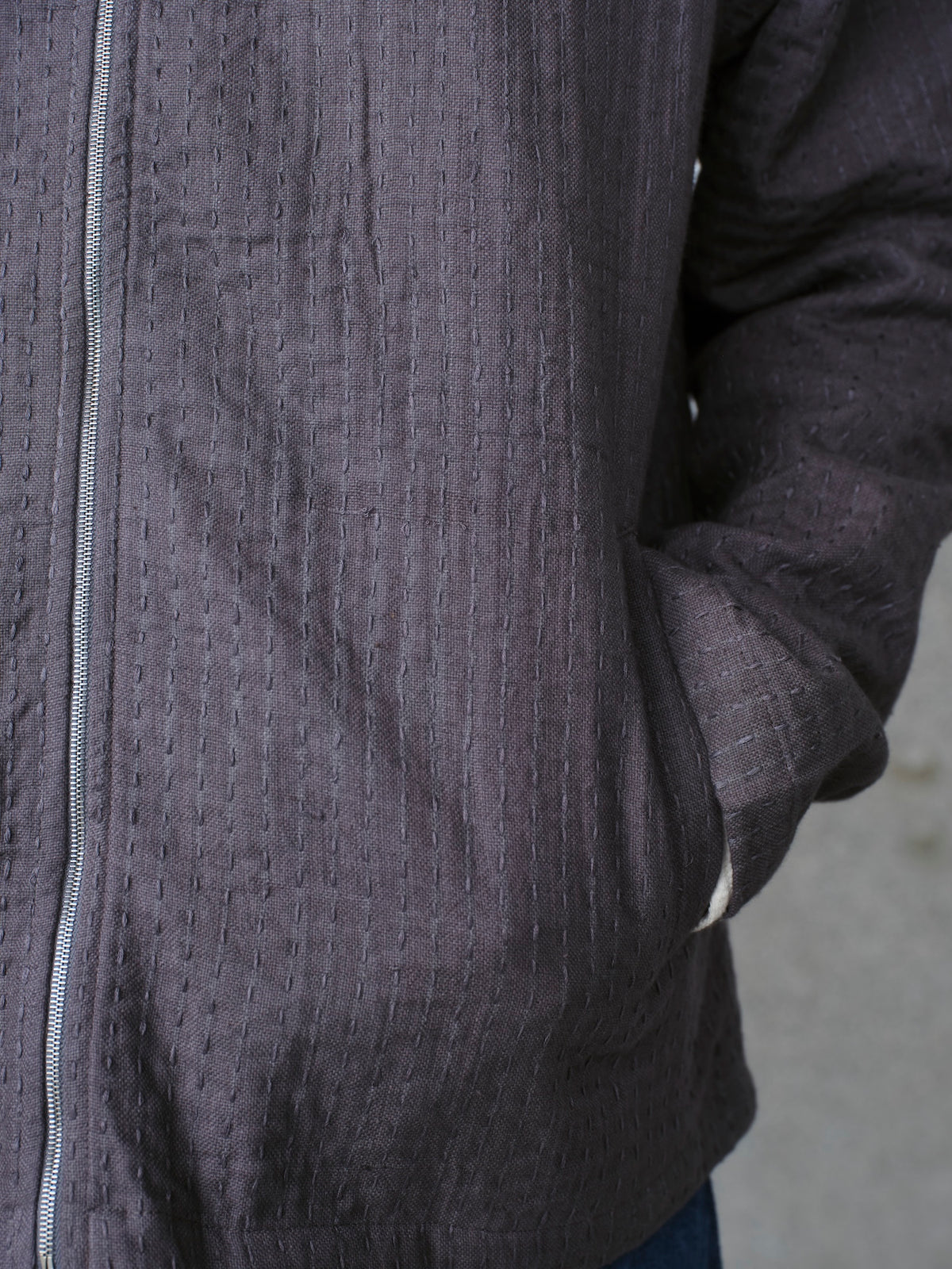 Kantha Zip Jacket