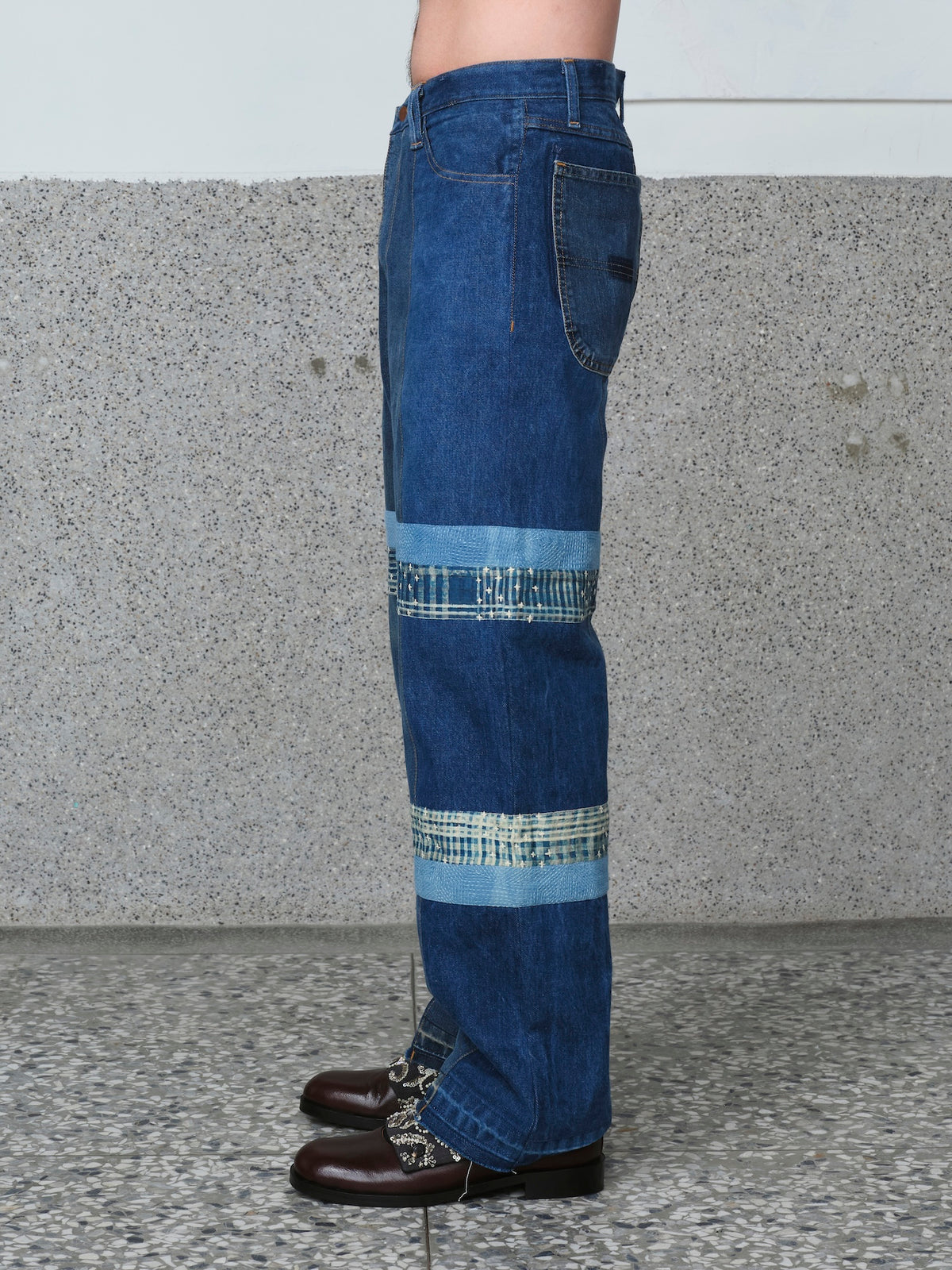 Crash Kantha Denim Trouser