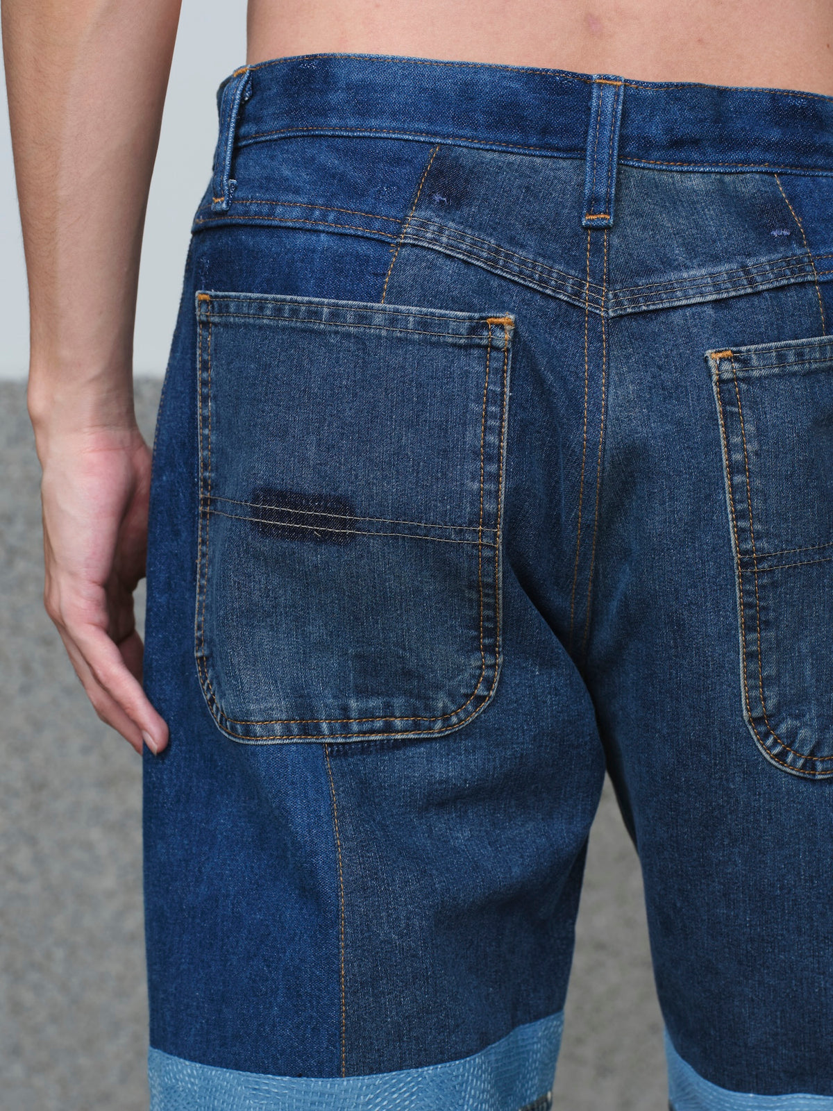 Crash Kantha Denim Trouser