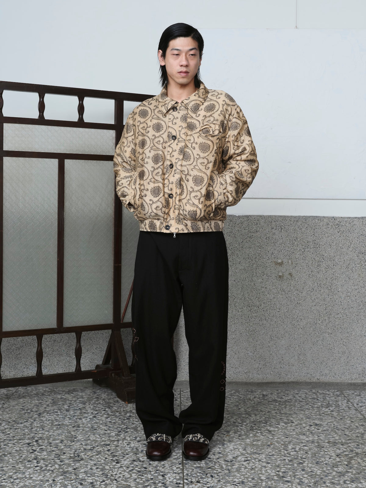 Side Pleat Trouser