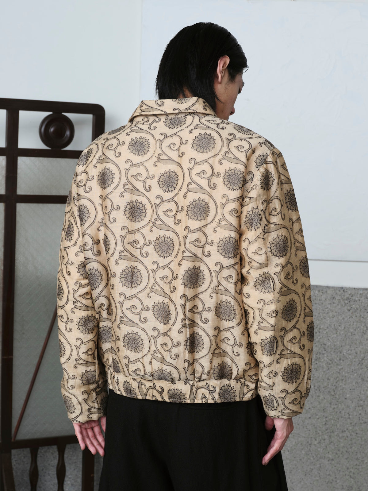 Block Printed Moni Flight Jacket